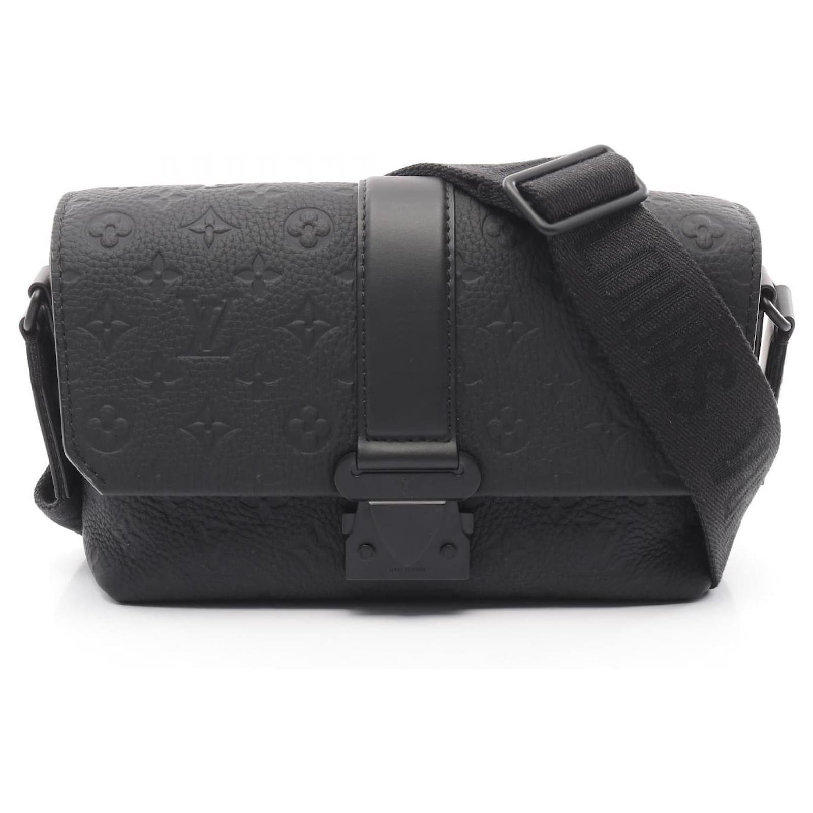 Louis Vuitton Monogram Taurillon S-Cape Shoulder Bag M23741 Black Leather  ref.2259586