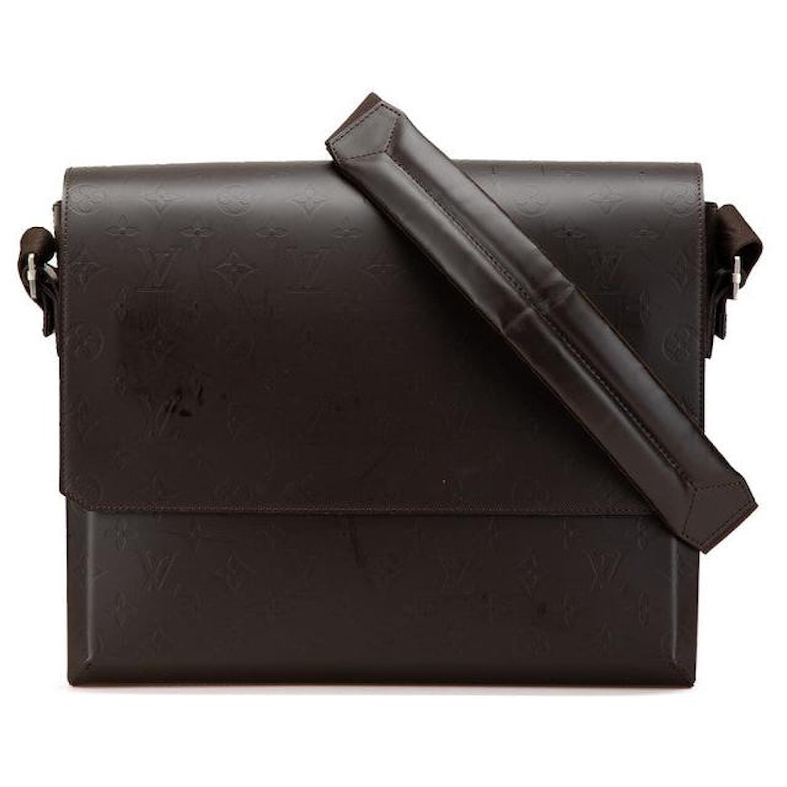 Louis Vuitton Monogram Glace Fonzie Shoulder Bag M46570 Brown Leather  ref.2257968