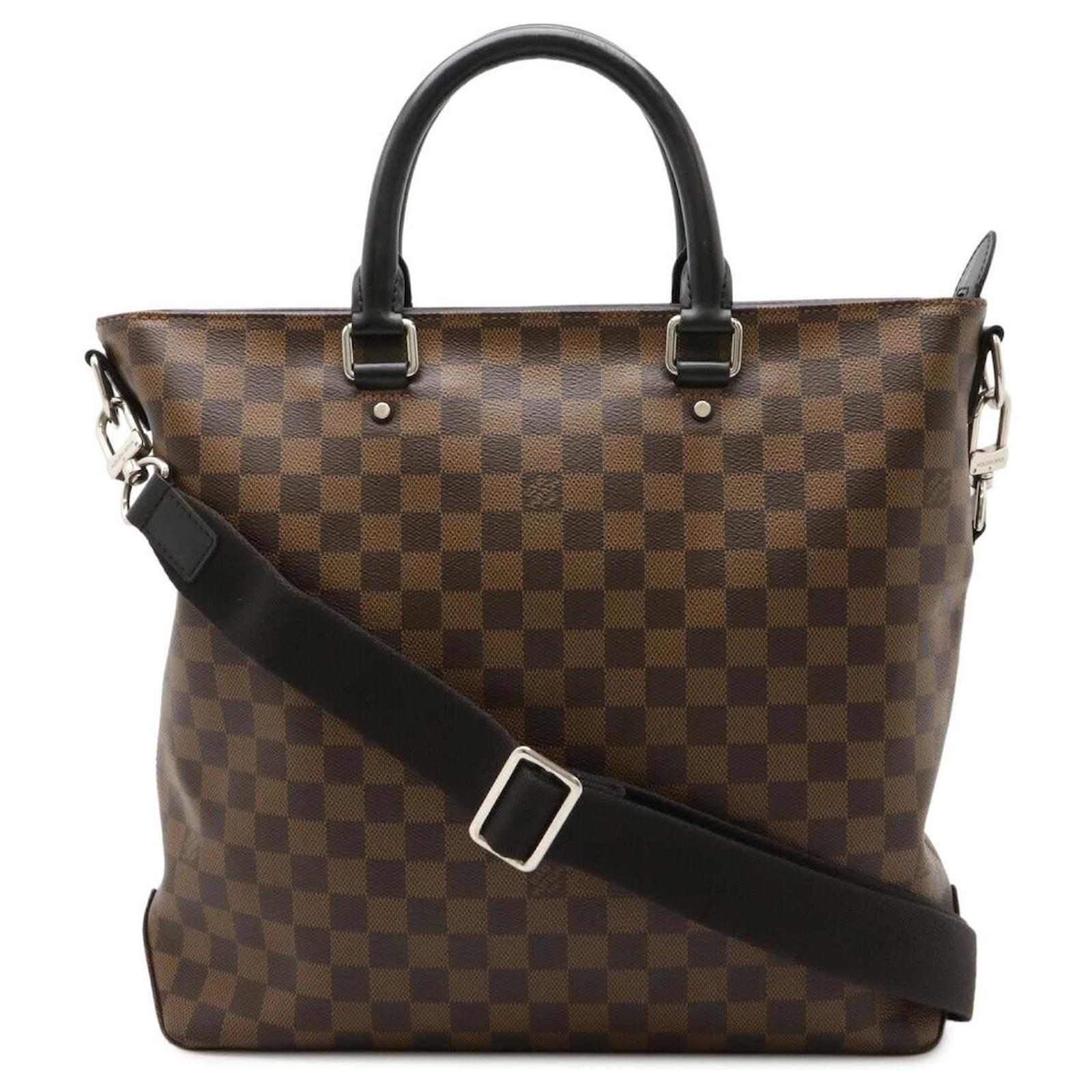 Louis Vuitton Jake Damier 2way Tote Bag Brown Cloth  ref.2257309