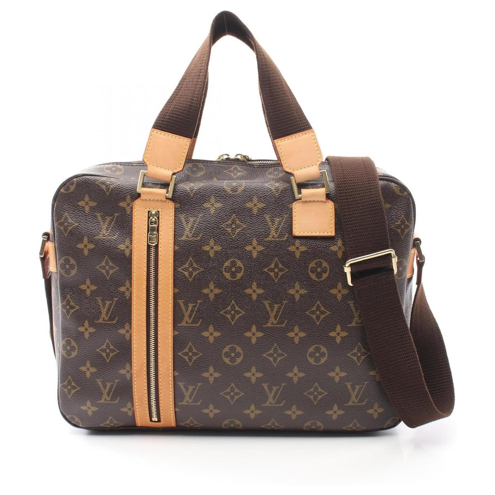 Louis Vuitton Monogram Sac Bosphore Handbag M40043 Metallic Bronze Cloth  ref.2257288