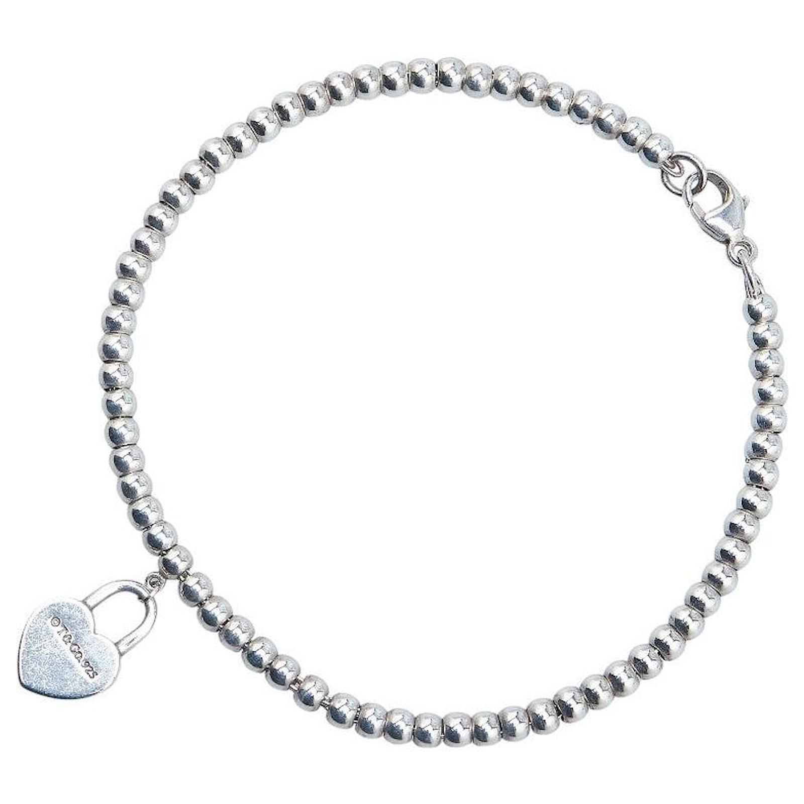 Tiffany & Co Tiffany Return to Tiffany Heart Tag SV925 Bracelet Silvery  ref.2296155
