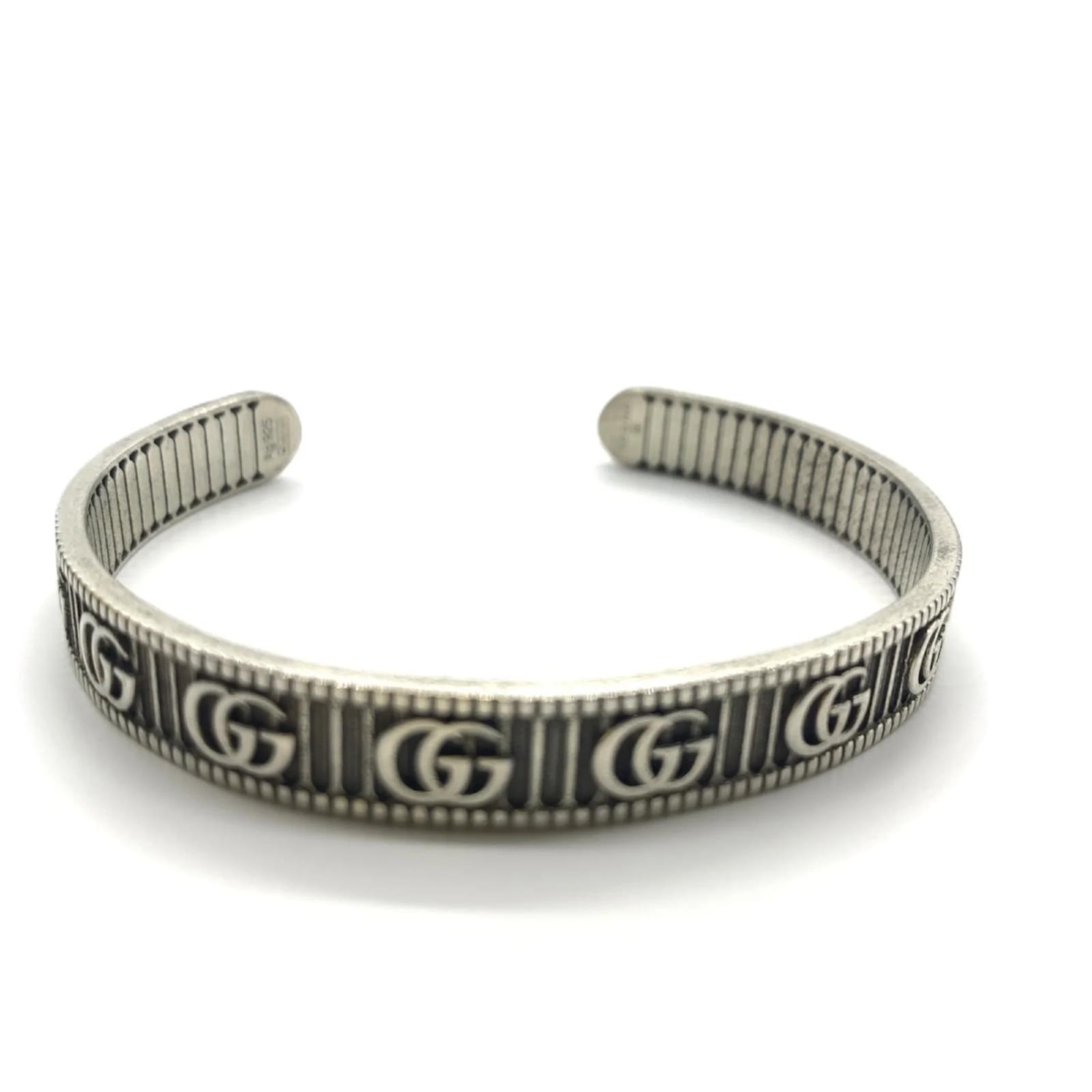 Gucci Double G Silver Charm Bracelet  ref.2255009