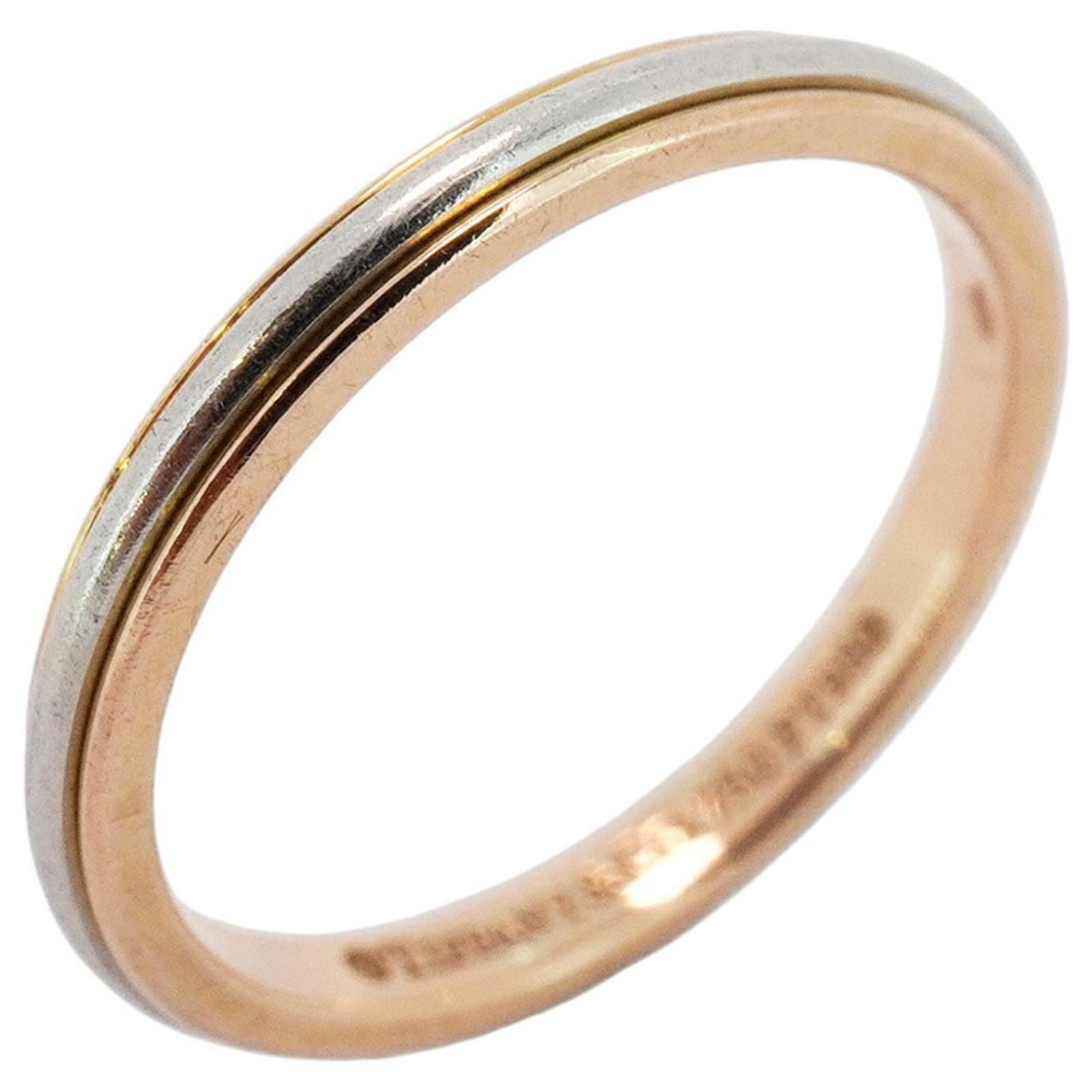 Tiffany & Co Tiffany Lucida Band Ring in Pink Gold and Platinum  ref.2294378