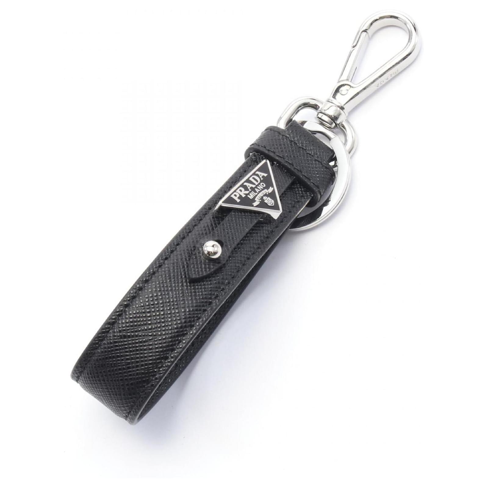 Prada Saffiano Leather Handbag Charm Black  ref.2293574