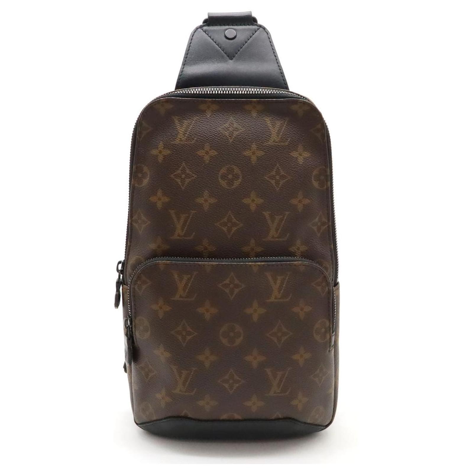 Louis Vuitton Monogram Avenue Sling Bag M45897 Brown Cloth  ref.2241770