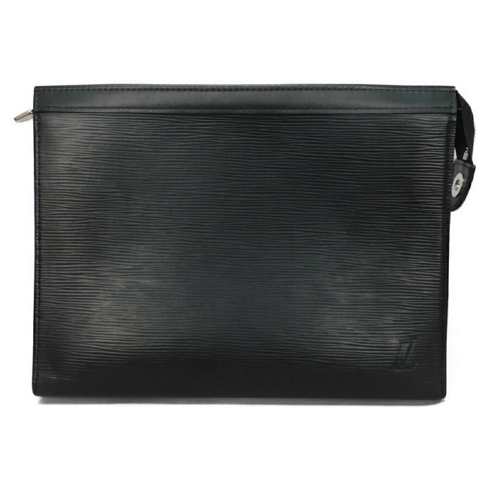 Louis Vuitton Epi Leather Clutch Bag Black  ref.2239171
