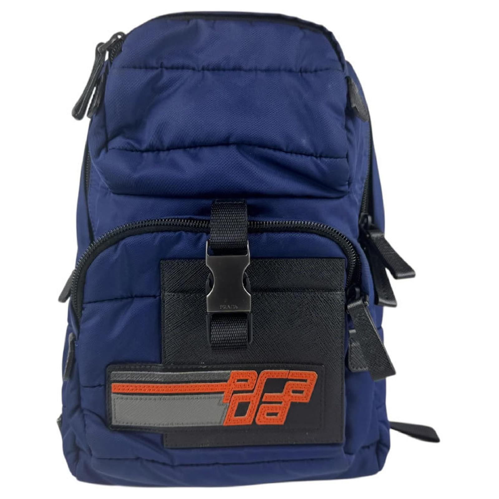 Prada Blue Nylon Sling Bag  ref.2234483
