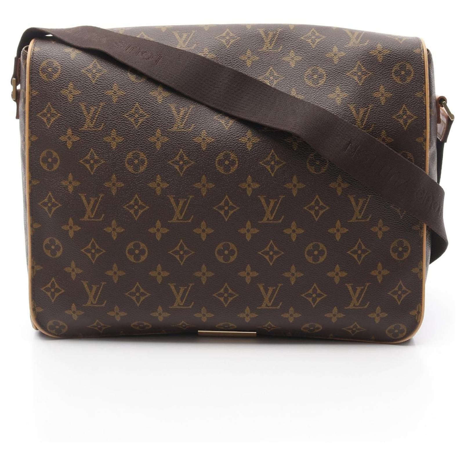 Louis Vuitton Abbesses Monogram Shoulder Bag Brown Cloth  ref.2229763