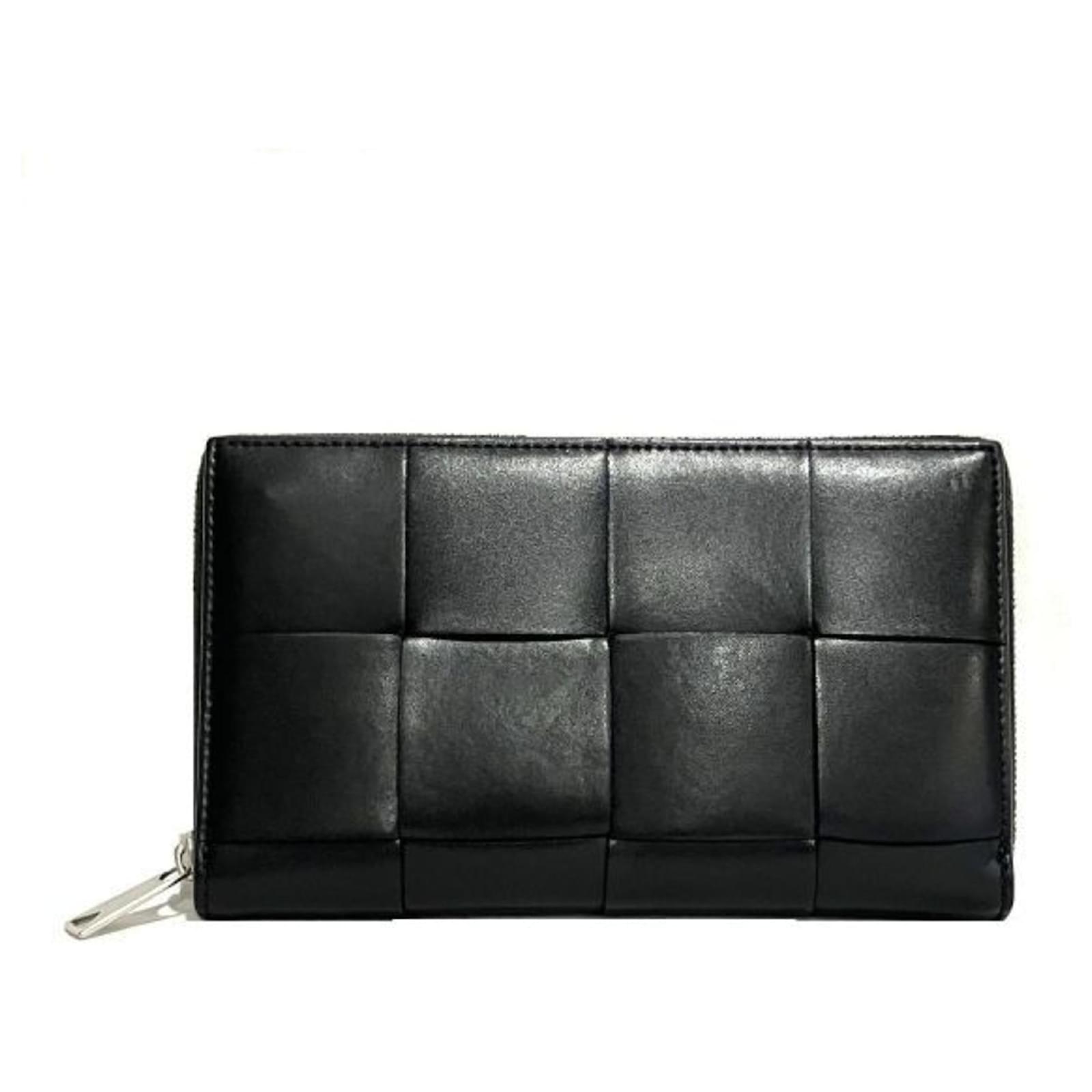 Bottega Veneta Intrecciato Leather Wallet Black  ref.2226561