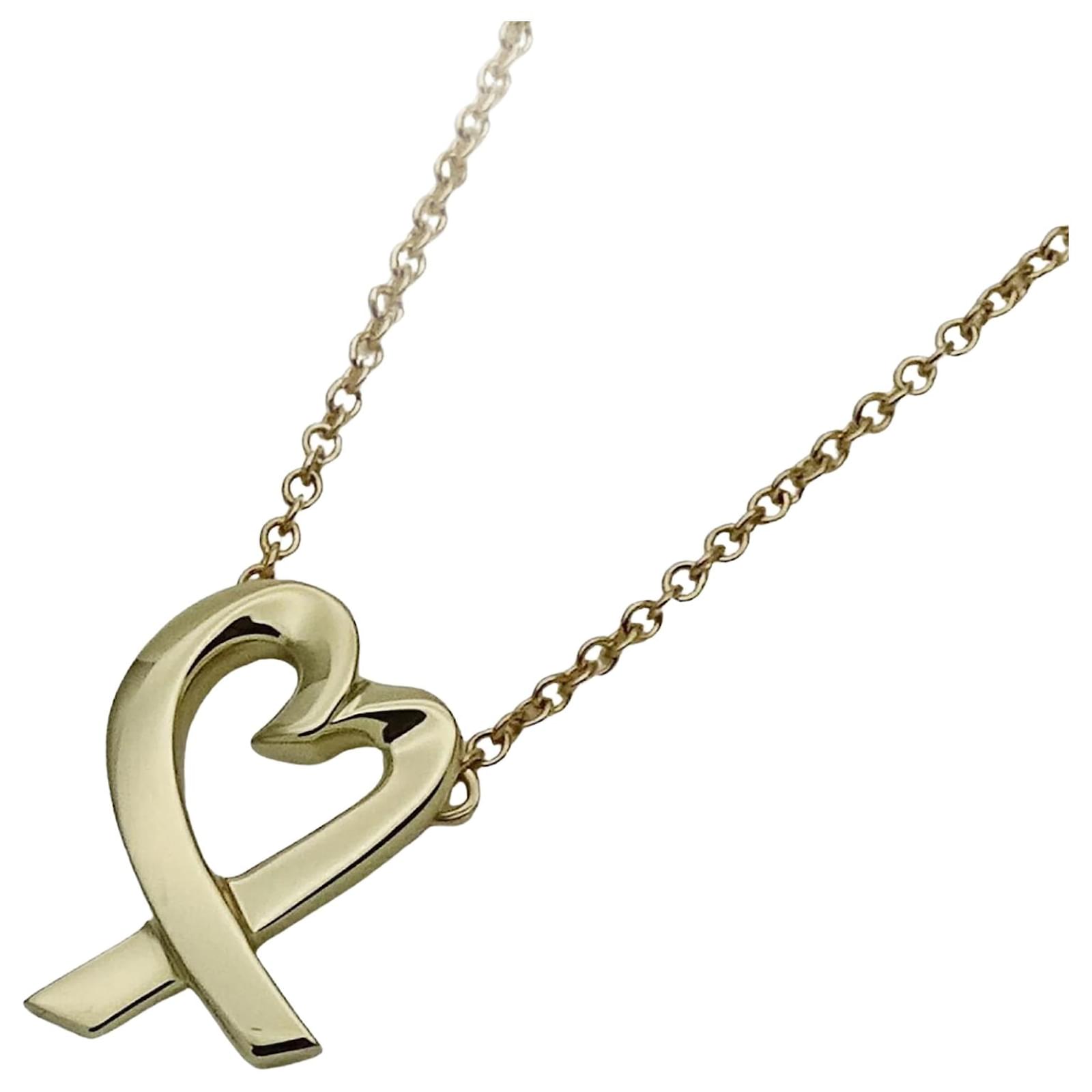 Tiffany & Co. Loving Heart Necklace Golden Yellow gold  ref.2303326