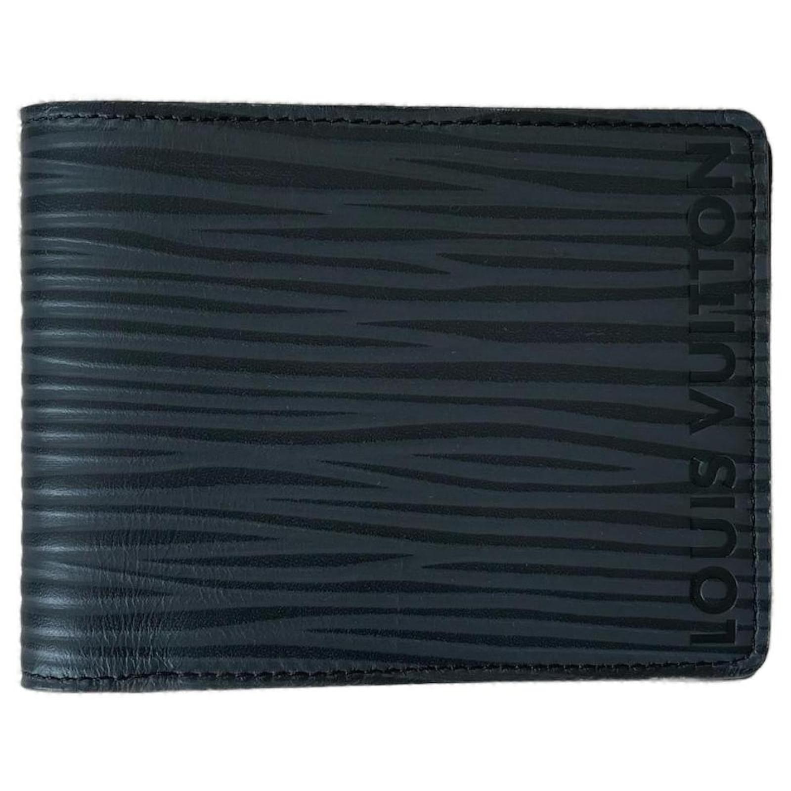 Louis Vuitton Multiple Wallet Black Leather  ref.2217253