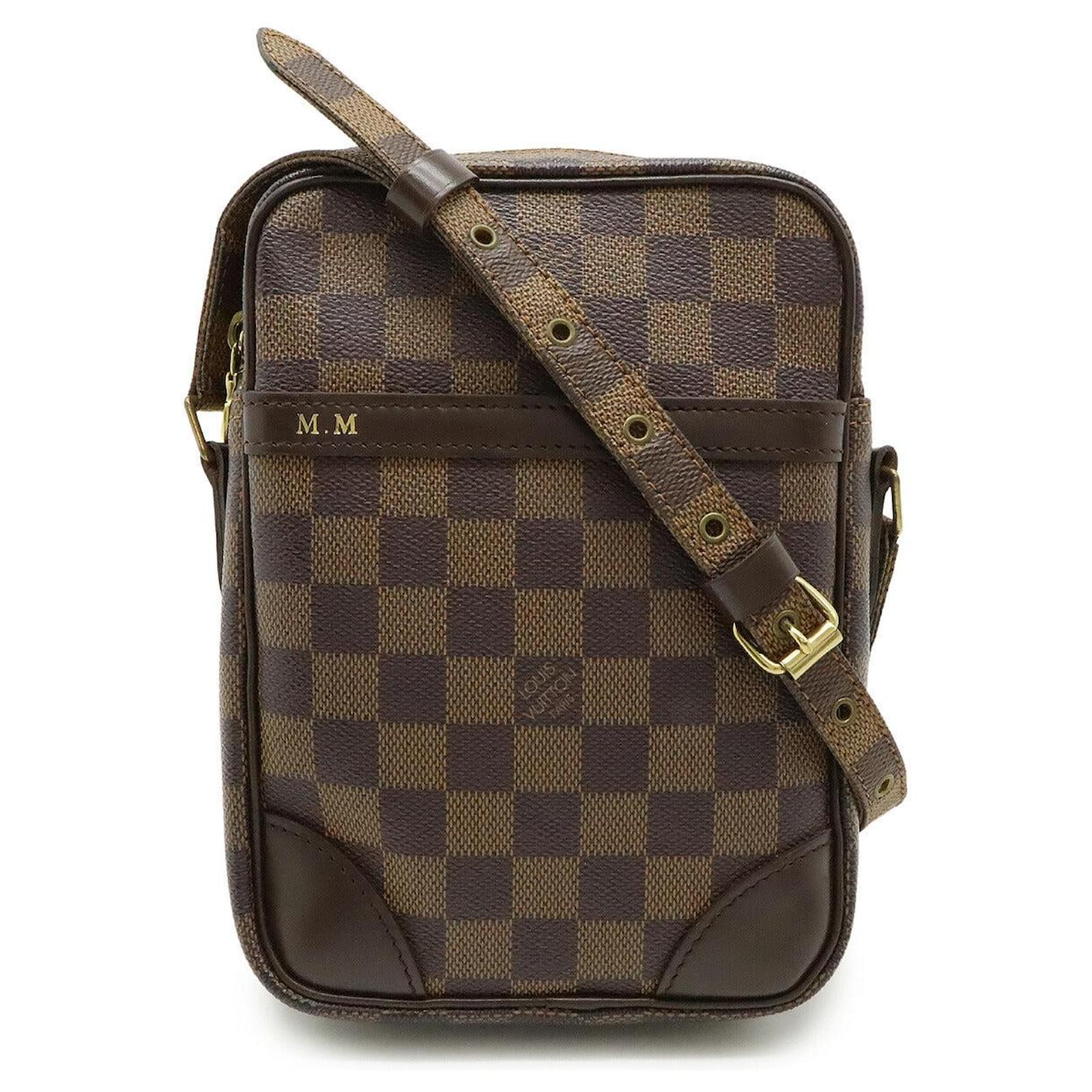 Louis Vuitton Danube Damier Shoulder Bag Limited Brown Cloth  ref.2215468