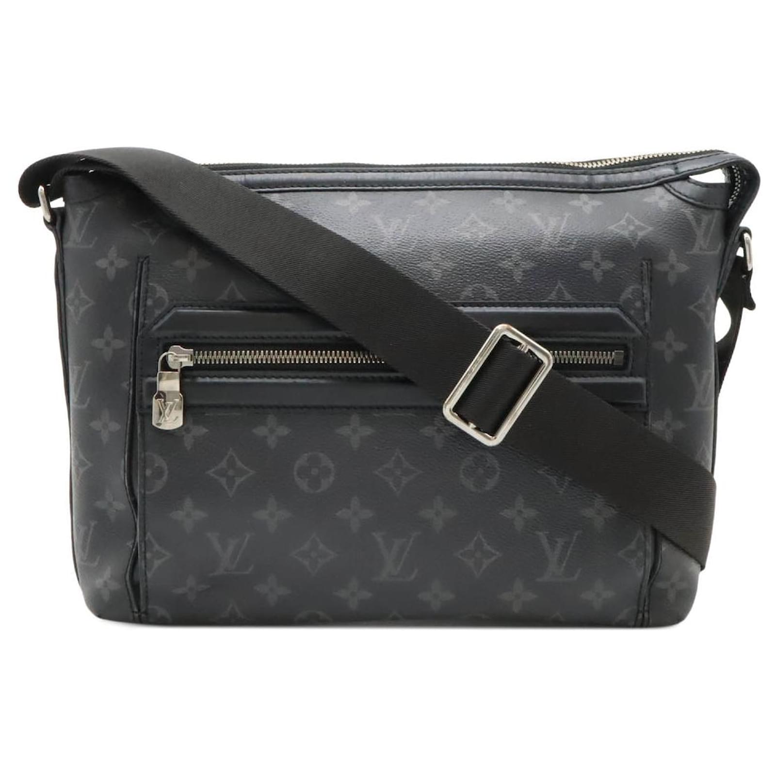 Louis Vuitton Odyssee Monogram Shoulder Bag Black Cloth  ref.2215293