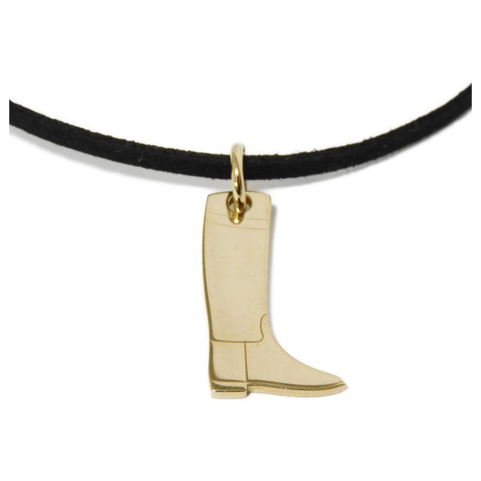 Hermès Hermes Amulet Necklace Golden Metal  ref.2302081