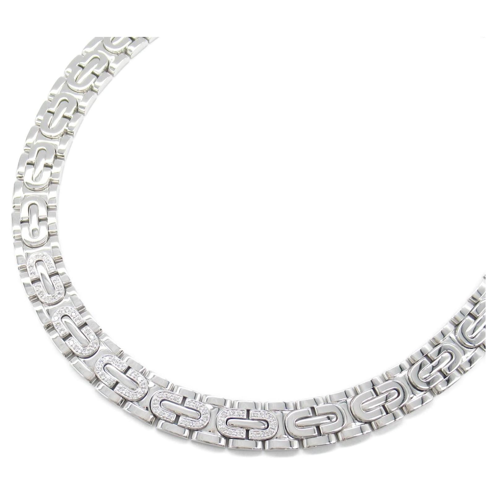 Cartier CRB7006500 Au750 Necklace Silvery Metal Diamond  ref.2302073
