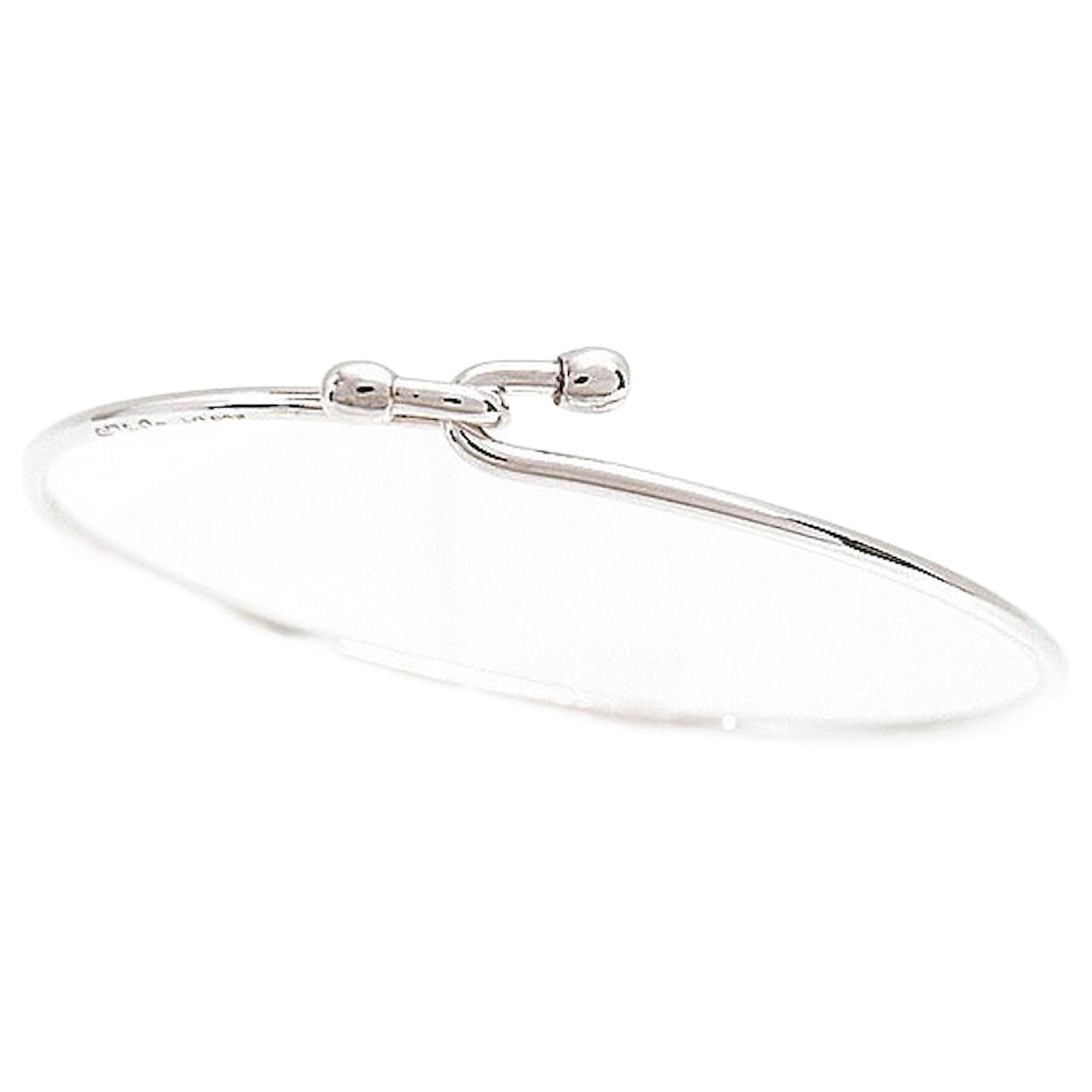 Tiffany & Co. Ag925 Double Hook Bracelet Silvery  ref.2069371