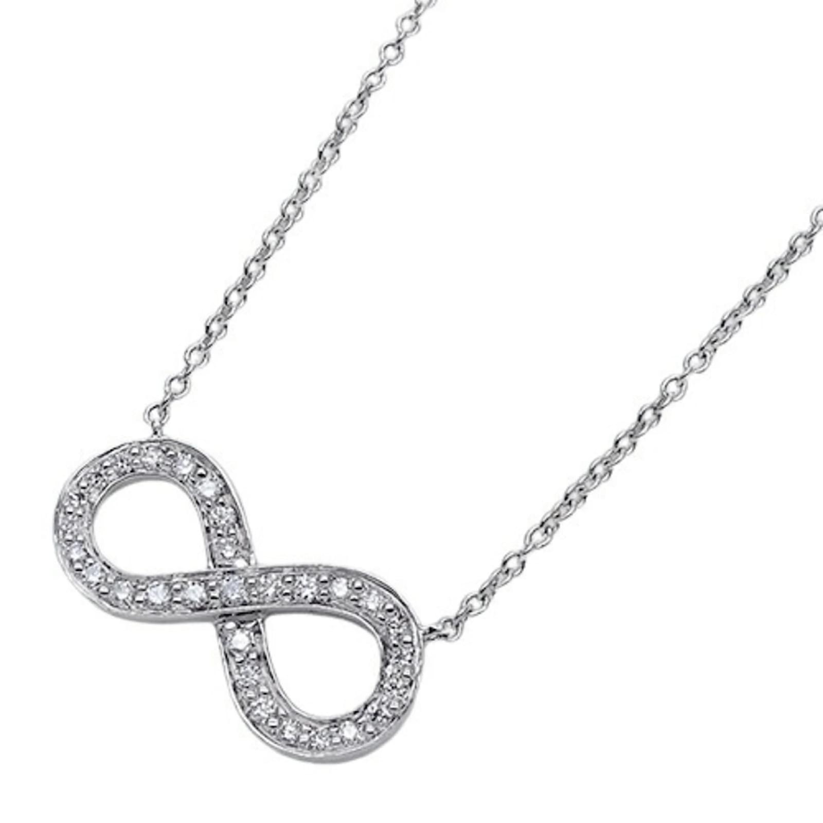 Tiffany & Co. Platinum 950 Diamond Necklace  ref.1999603