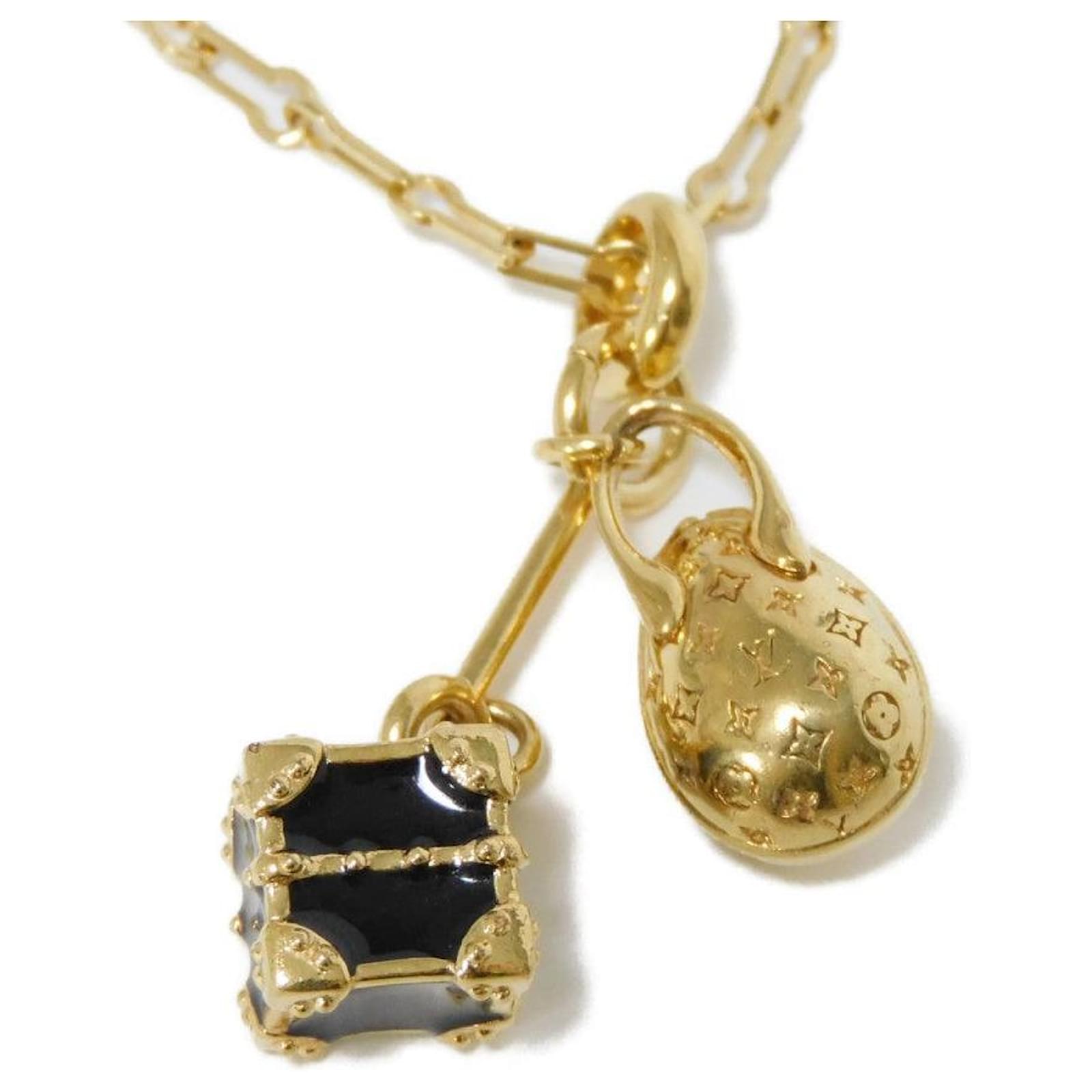 Louis Vuitton Necklace M68933 Black  ref.2297912