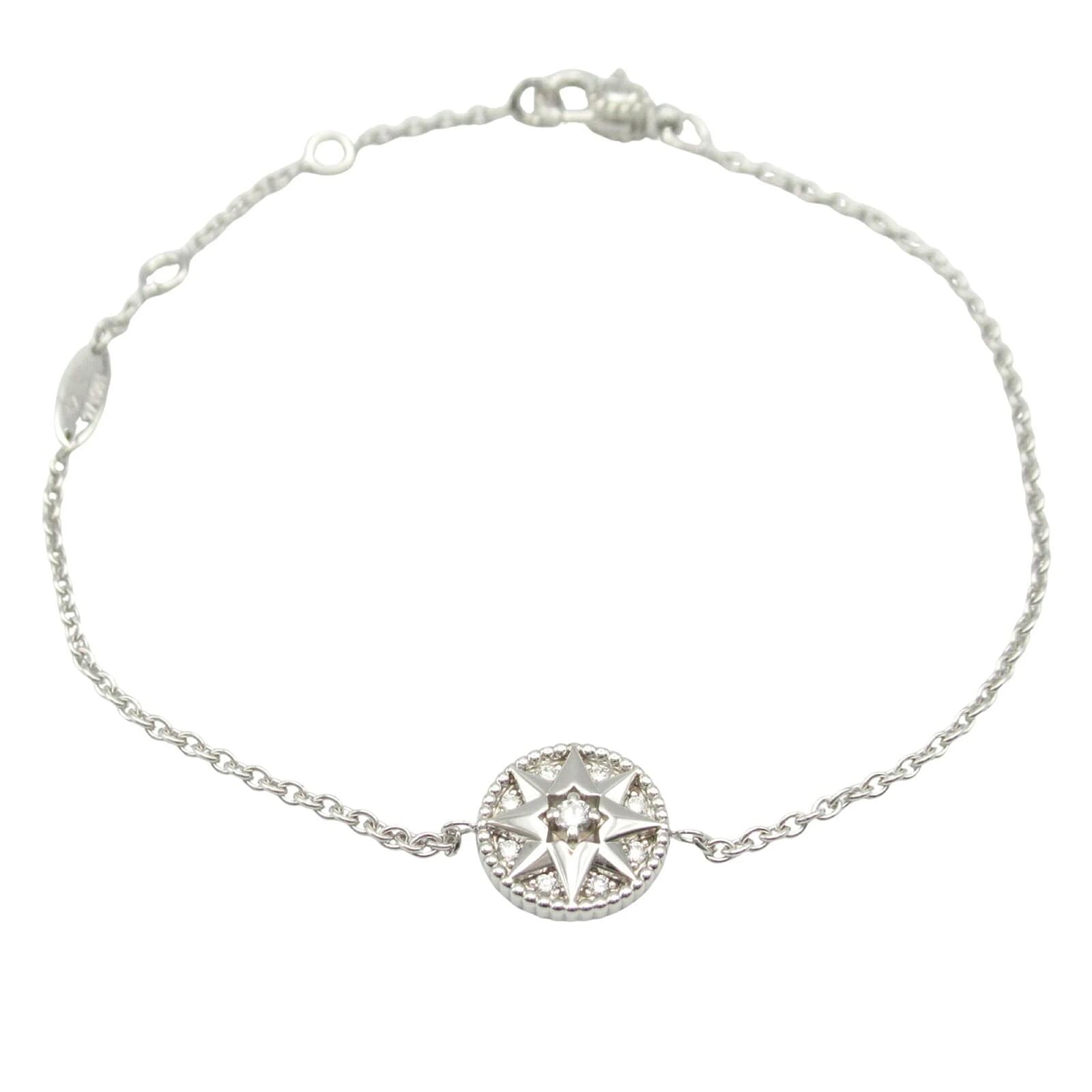 Christian Dior Dior Rose des Vents Medallion Bracelet White gold  ref.2296711