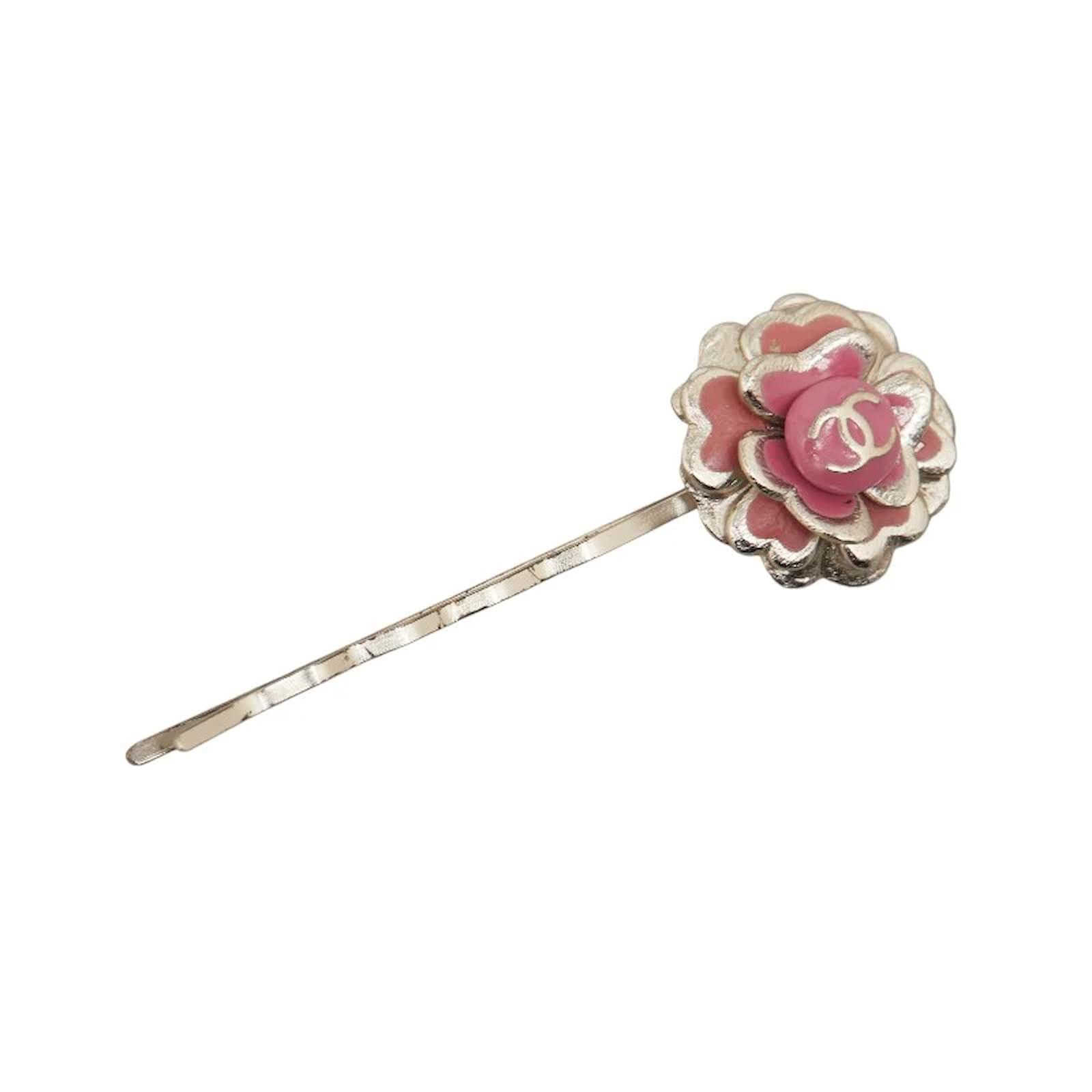 Chanel Metal Coco Mark Flower Hairpin 03C  ref.1228728