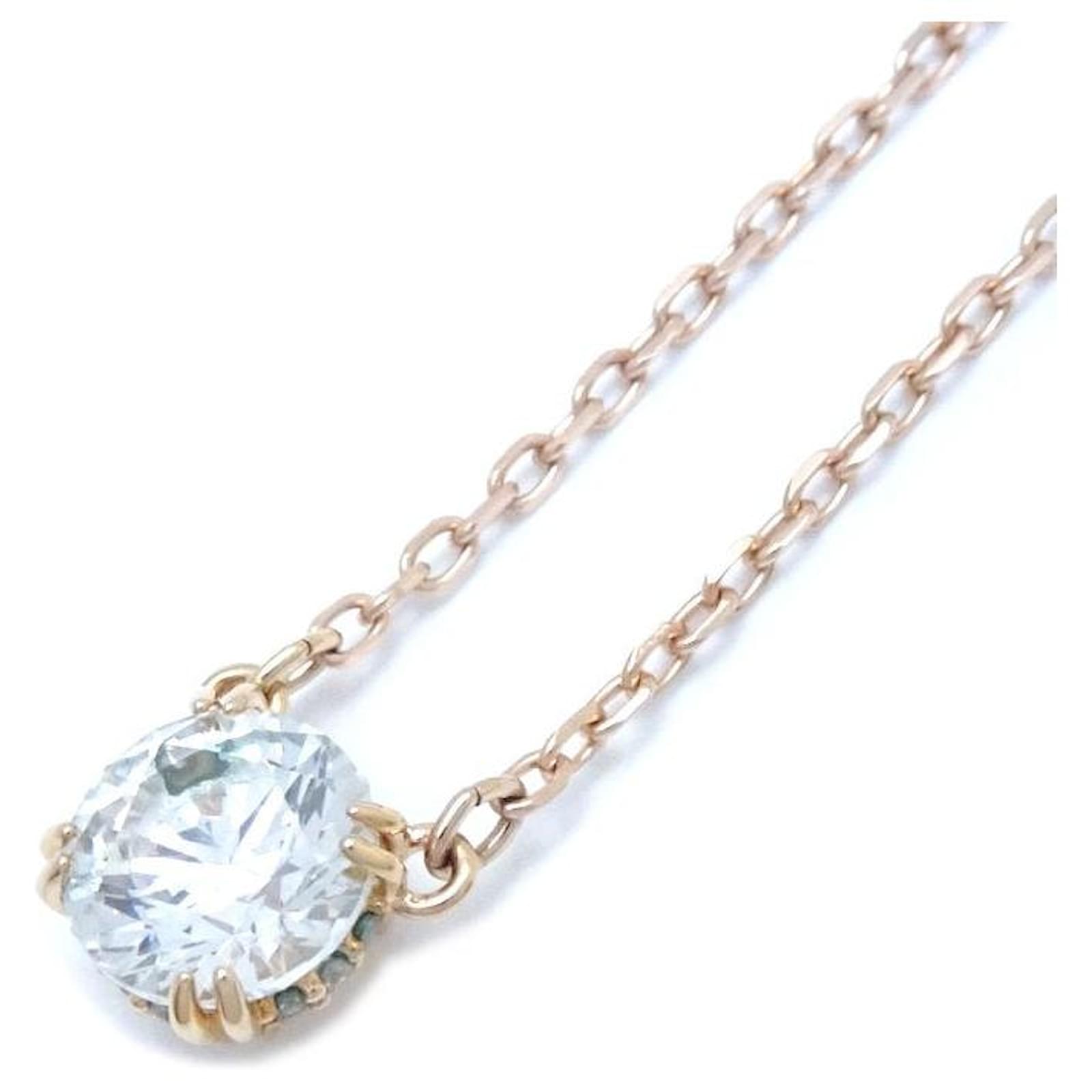 Swarovski Crystal Gold Plated Necklace Golden Metal  ref.1799215