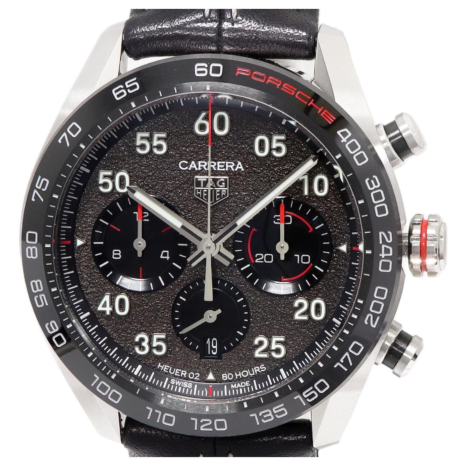 Tag Heuer Grey Dial Carrera Calibre Heuer 02 Porsche Special Edition Watch CBN2A1F Limited Metal  ref.1660009
