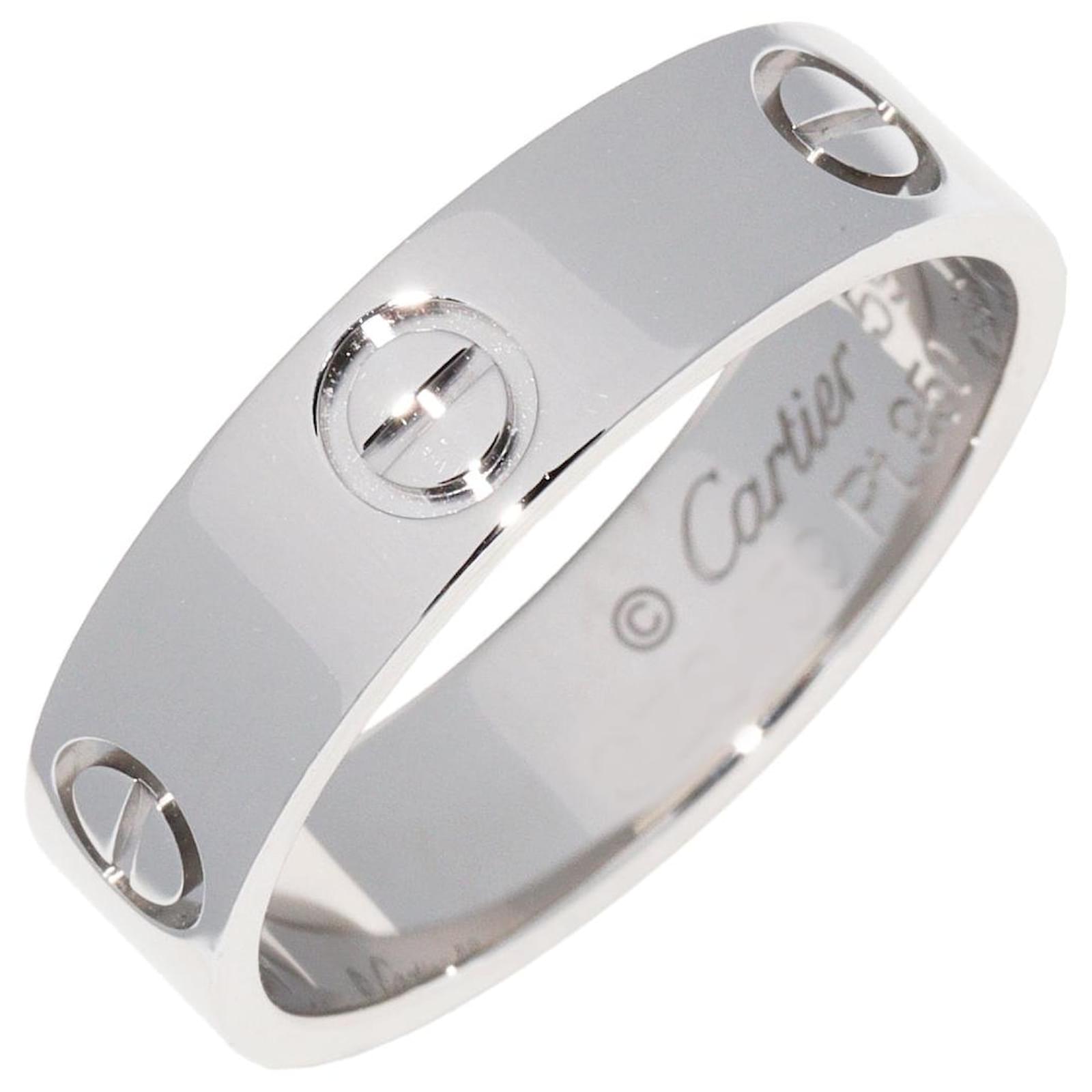 Cartier Pt950 Love Ring B40849 Metal  ref.1650576