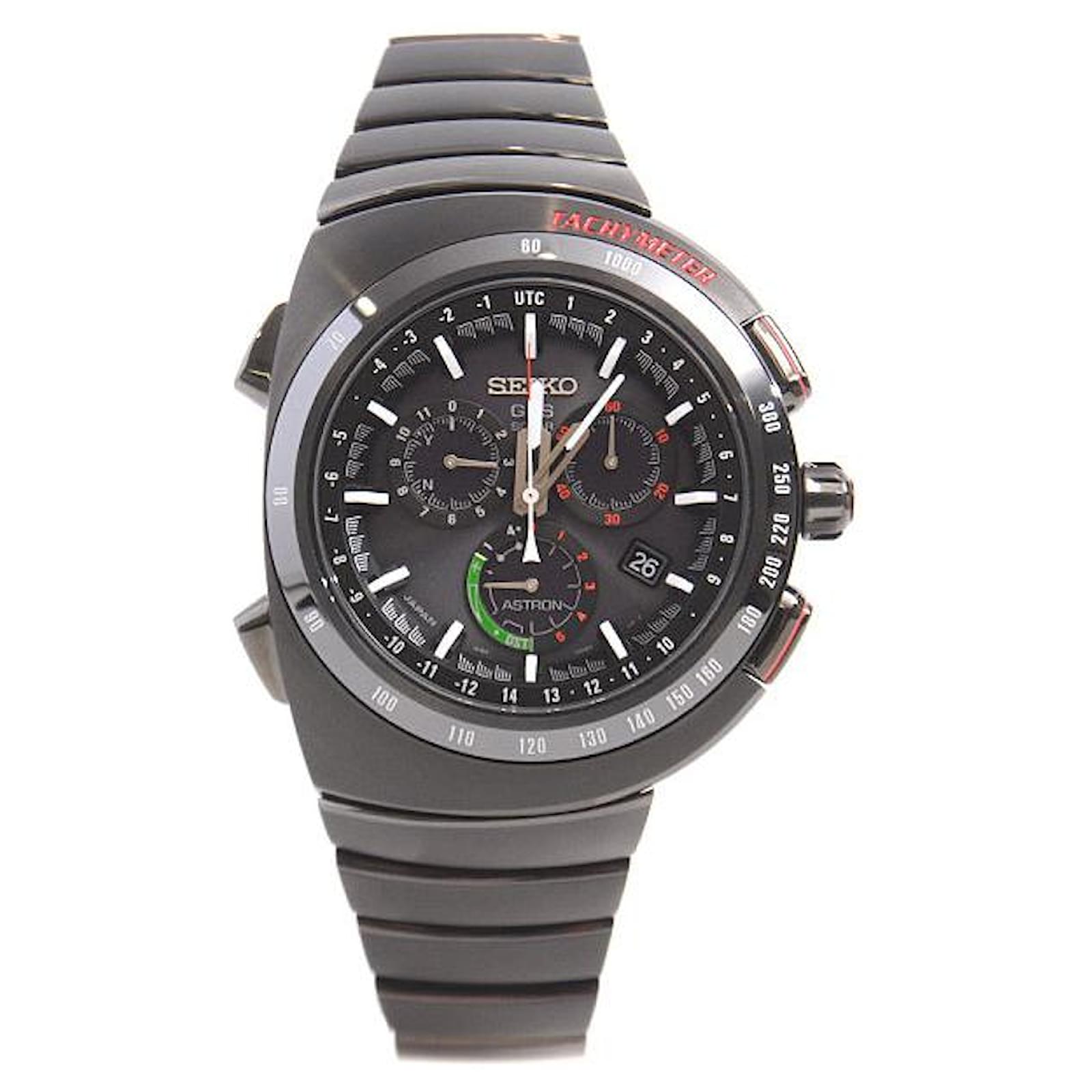 Seiko Black Astron Watch SBXB121 Limited Edition Metal  ref.1530953