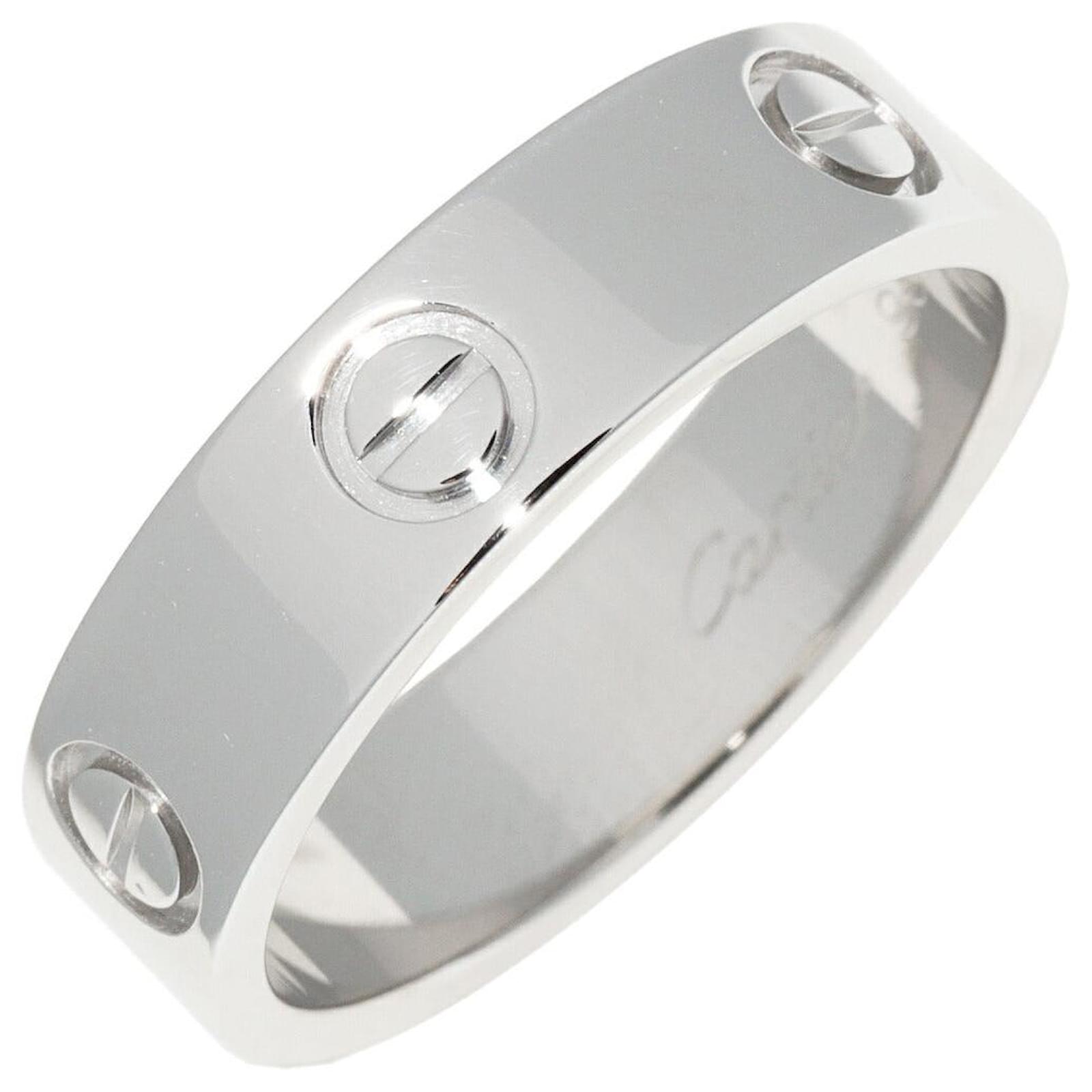 Cartier Pt950 Love Ring B40849 Metal  ref.1740079