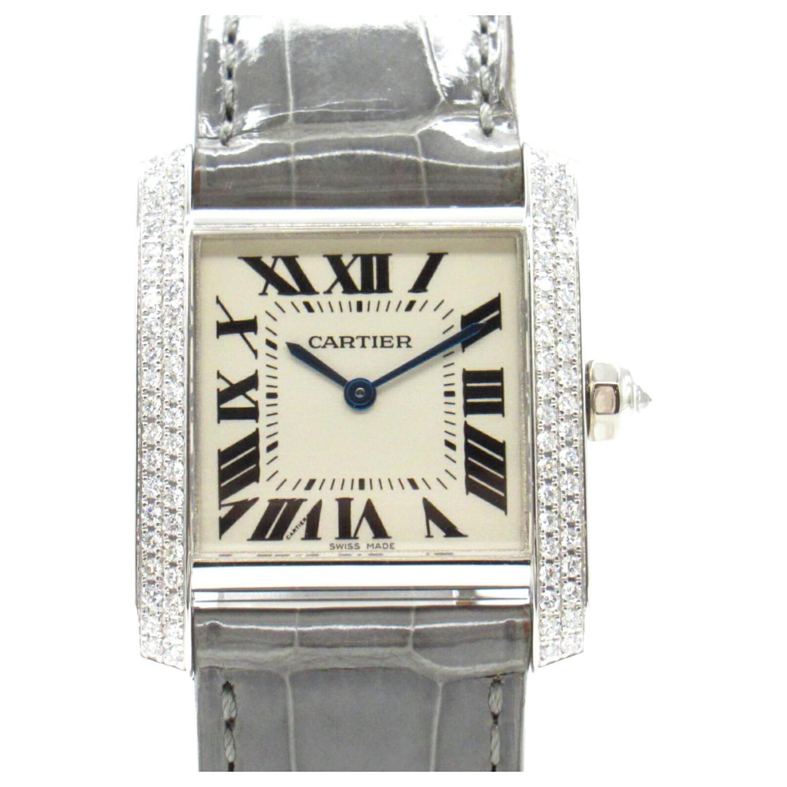 Cartier Tank Française Au750 White Metal  ref.1706503