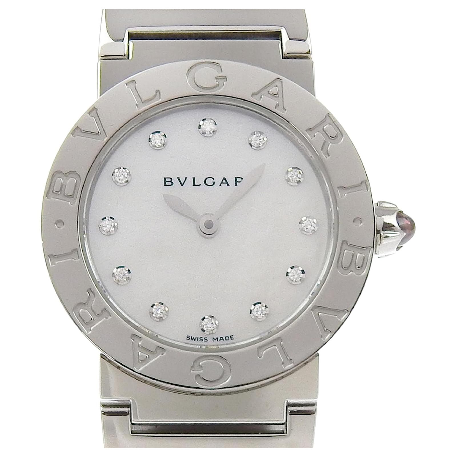Bulgari Bvlgari BBL26S Quartz Ladies Watch Silvery Steel Metal  ref.2290209