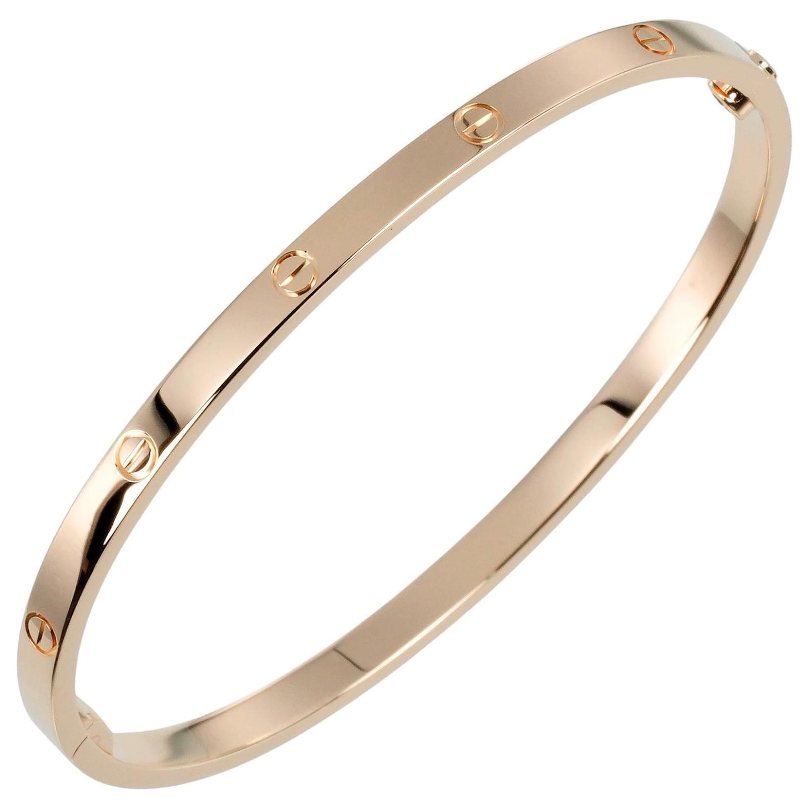 Cartier Love SM Bracelet K18 Pink Gold Golden Metal  ref.2289813
