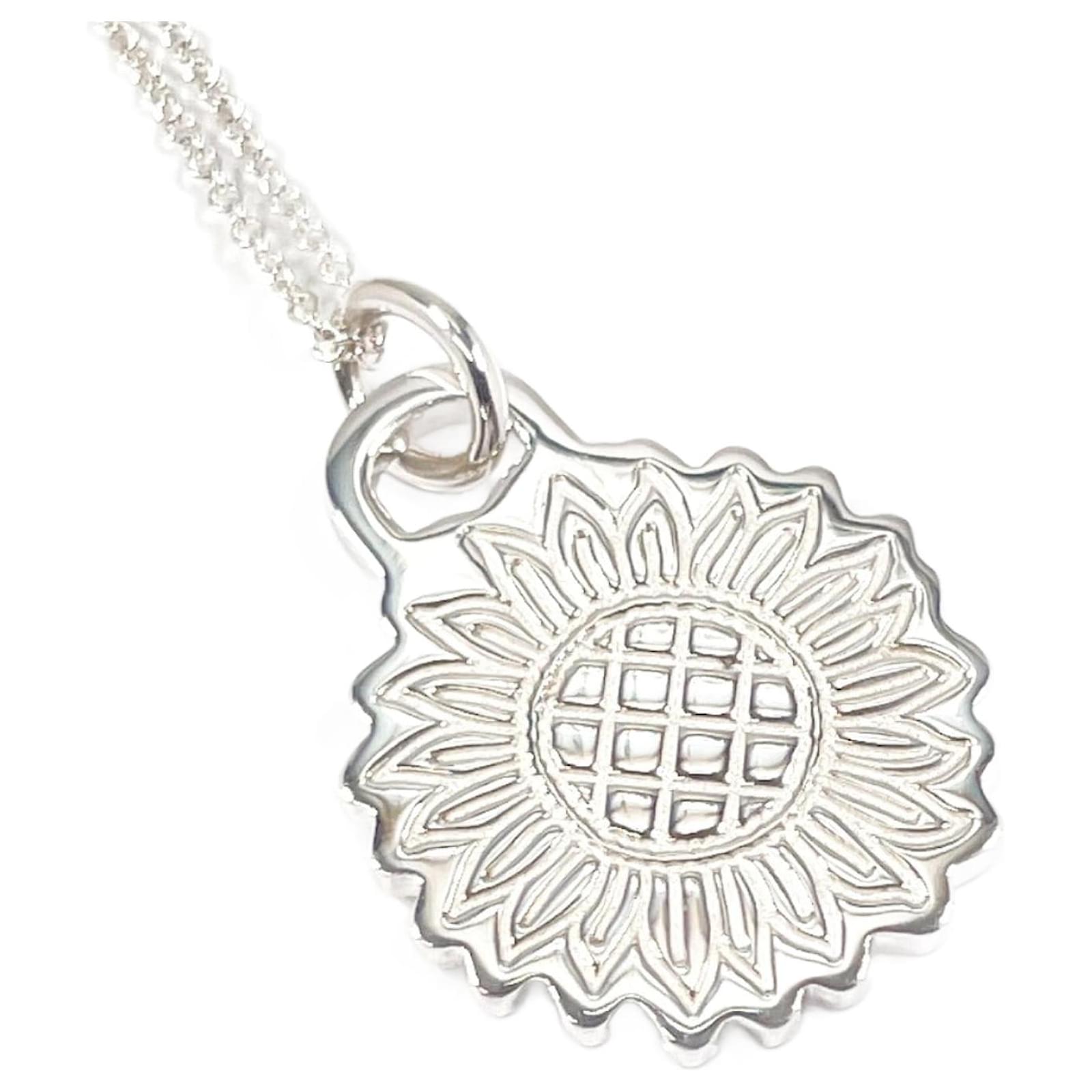 Tiffany & Co Silver 925 Necklace Silvery Metal  ref.1796665
