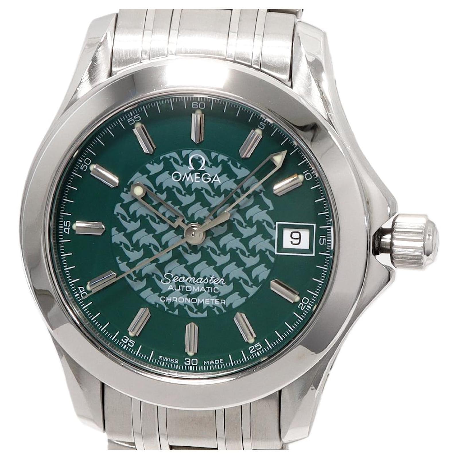 Omega Green Dial Seamaster 120m Automatic Watch 2506.70 Limited Metal  ref.1656096