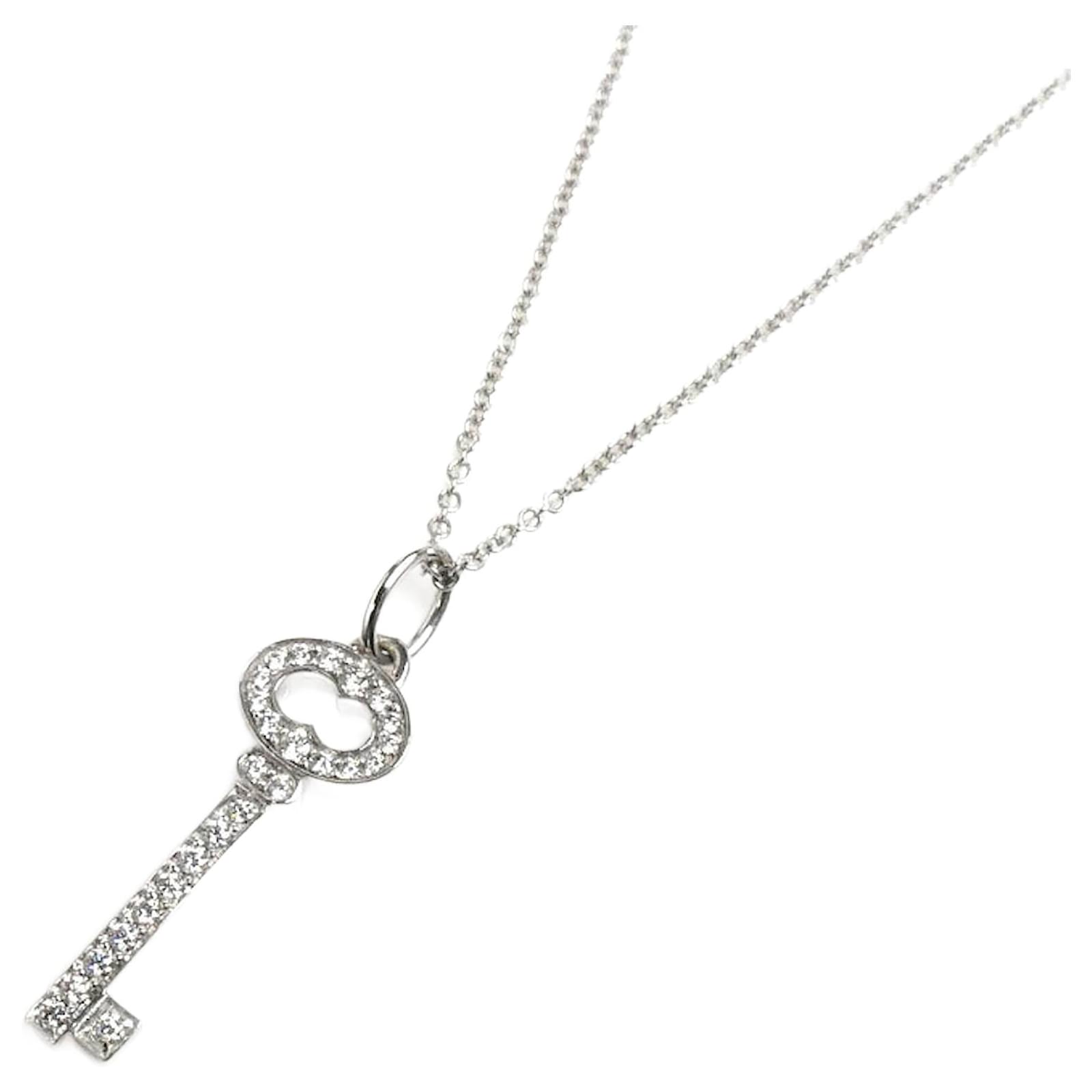 Tiffany & Co Tiffany&Co. Vintage Oval Key Au750 Necklace  ref.1741758