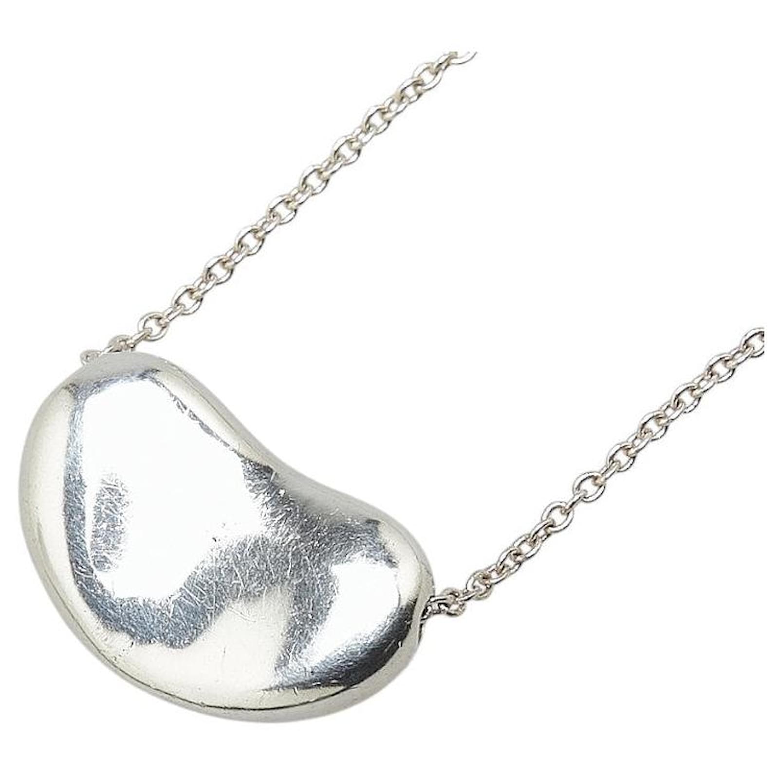 Tiffany & Co. Beans SV925 Necklace Silvery Silver Metal  ref.2289458