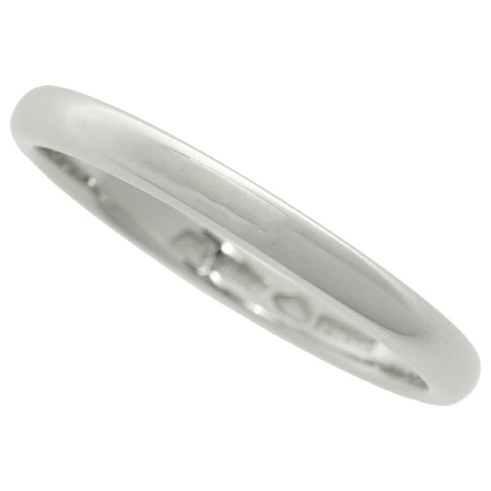 Bulgari Bvlgari Platinum Wedding Ring 324421 Silvery Metal  ref.1798947