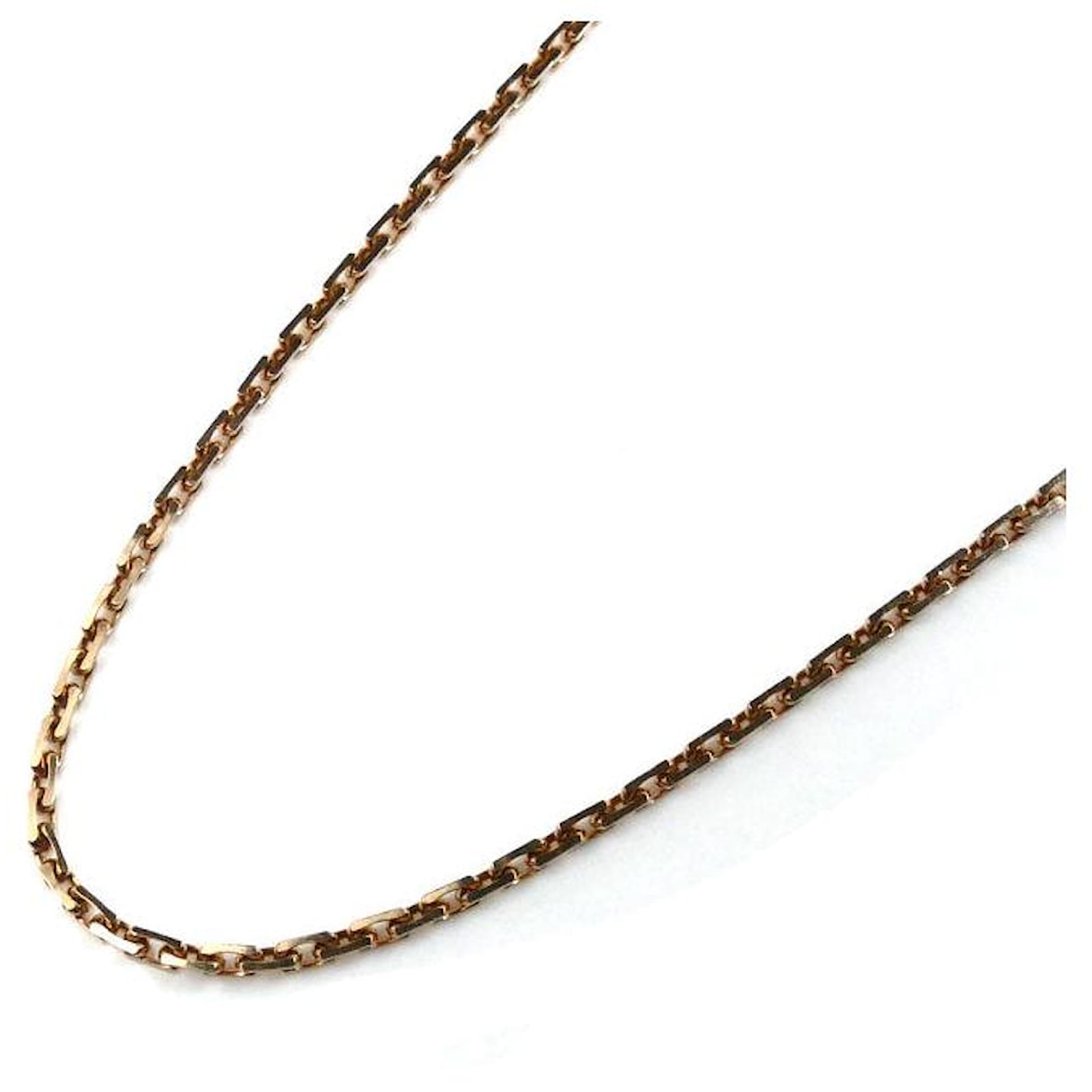 Cartier K18PG Pink Gold Necklace Golden Metal  ref.2289674