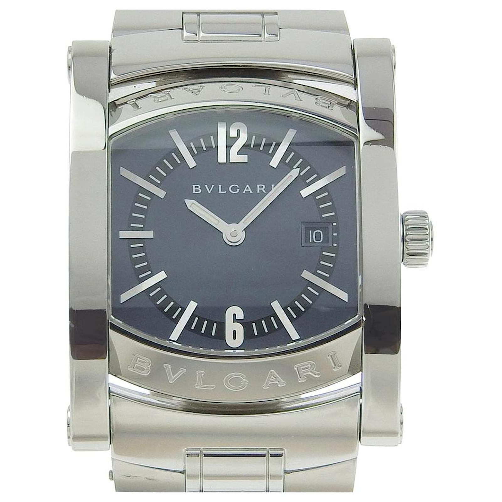 Bulgari Bvlgari Assioma Quartz Watch AA39S Stainless Steel Blue Metal  ref.1795931