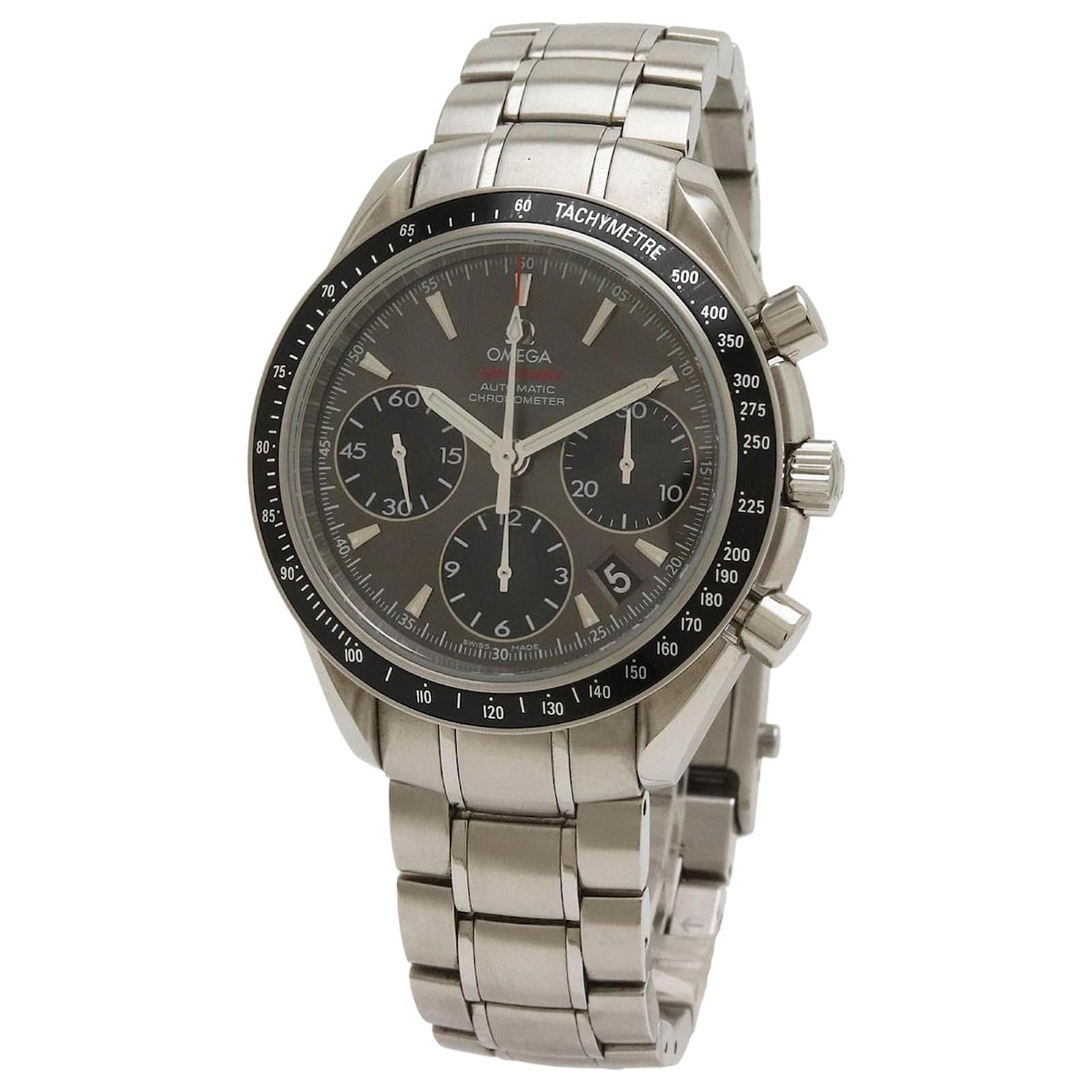 Omega Grey/Black Dial Speedmaster Date Automatic Watch 323.30.40.40.06.001 Metal  ref.1796130