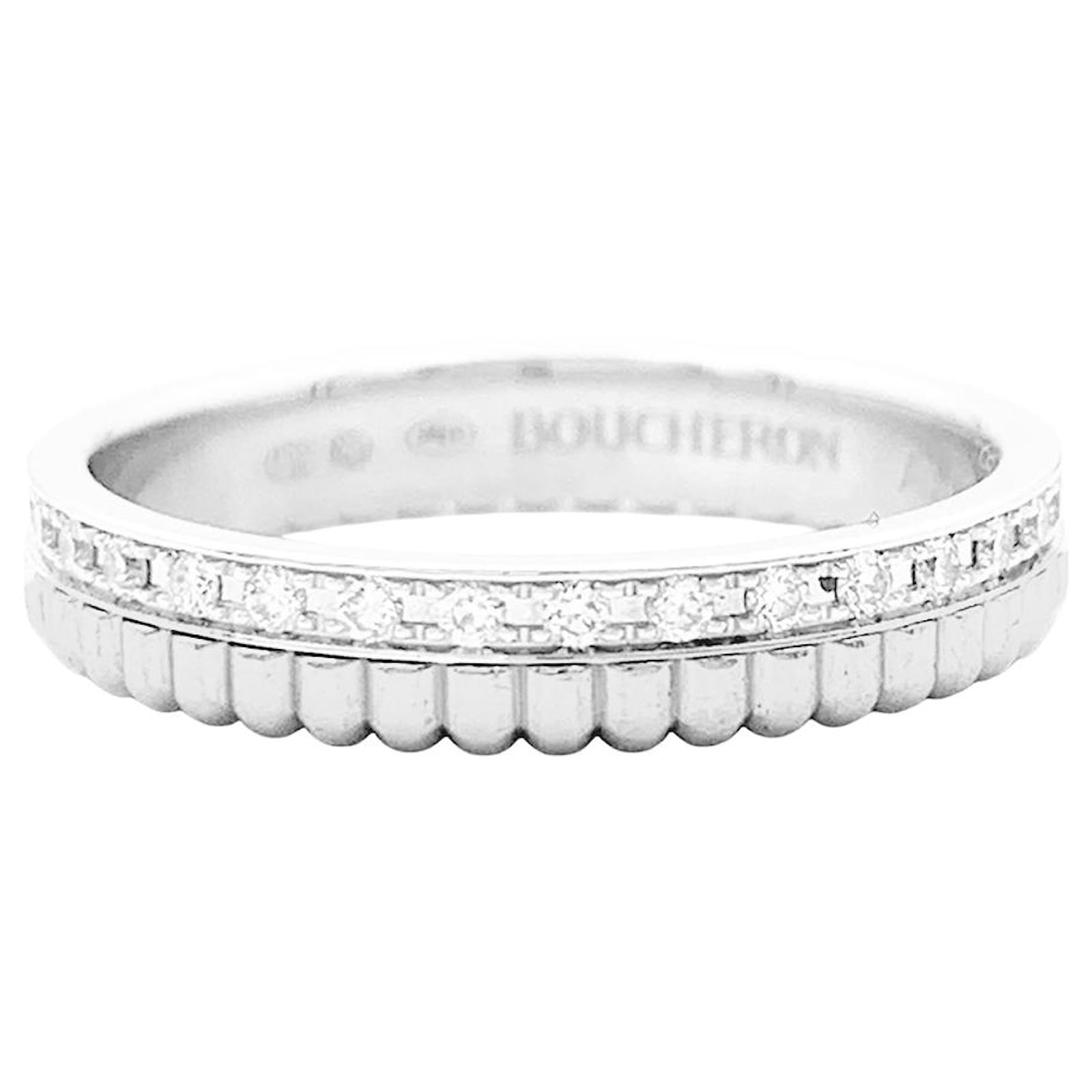 Boucheron Alliance 'Quatre Radiant Edition' in white gold and diamonds.  ref.2288078