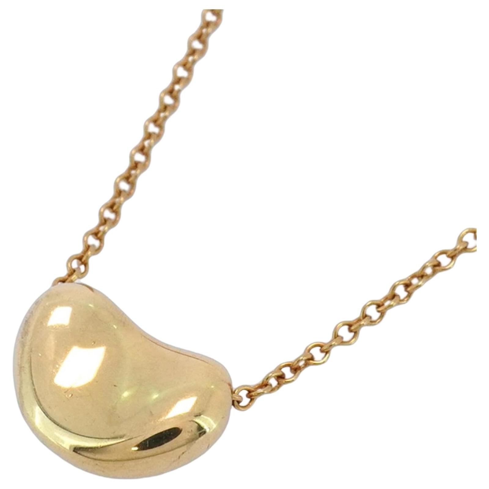 Tiffany & Co Tiffany 18K Yellow Gold Bean Necklace  ref.2287905