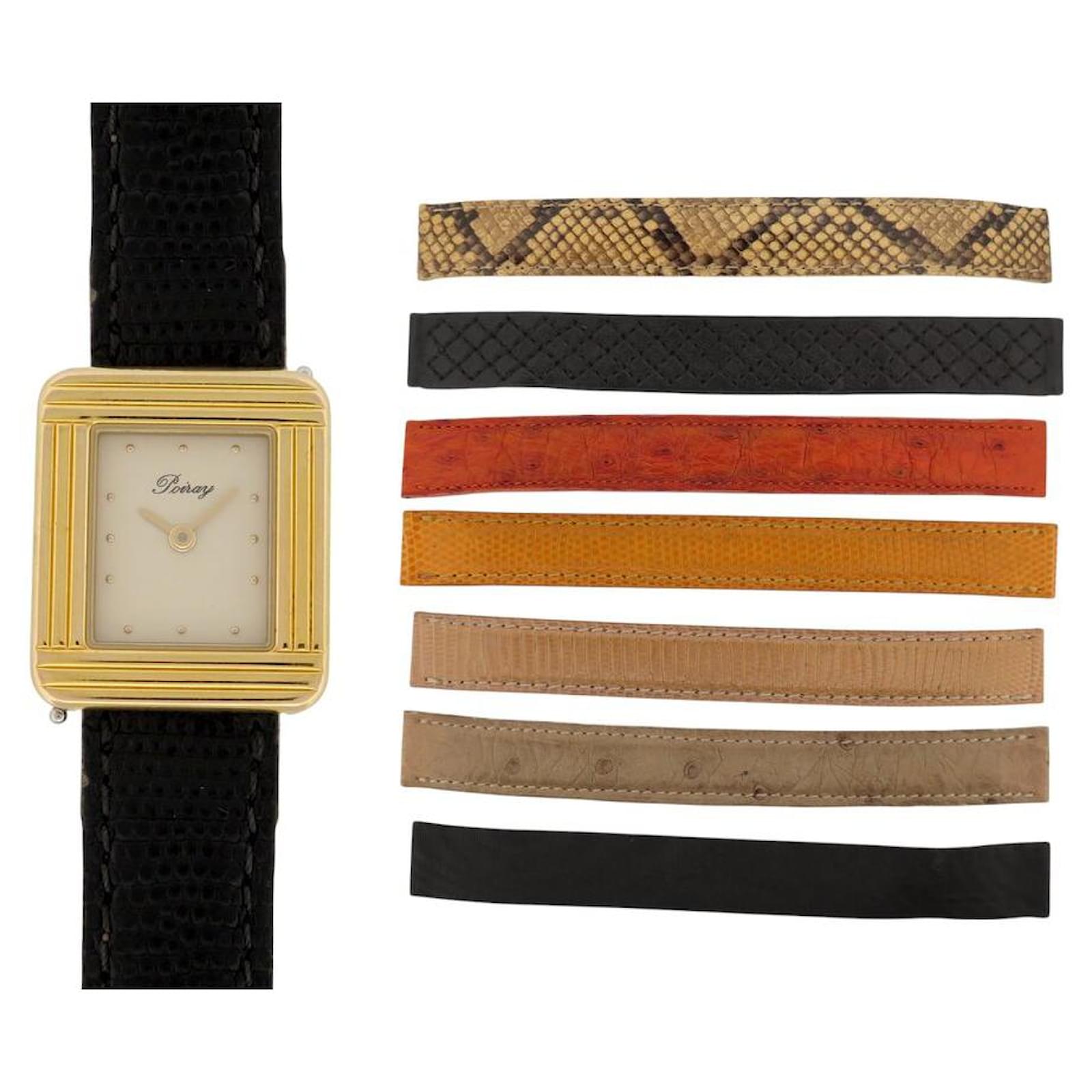 POIRAY WATCH MY FIRST 22 MM GOLD AND STEEL + 7 BRACELETS QUARTZ WATCH Golden  ref.2286549
