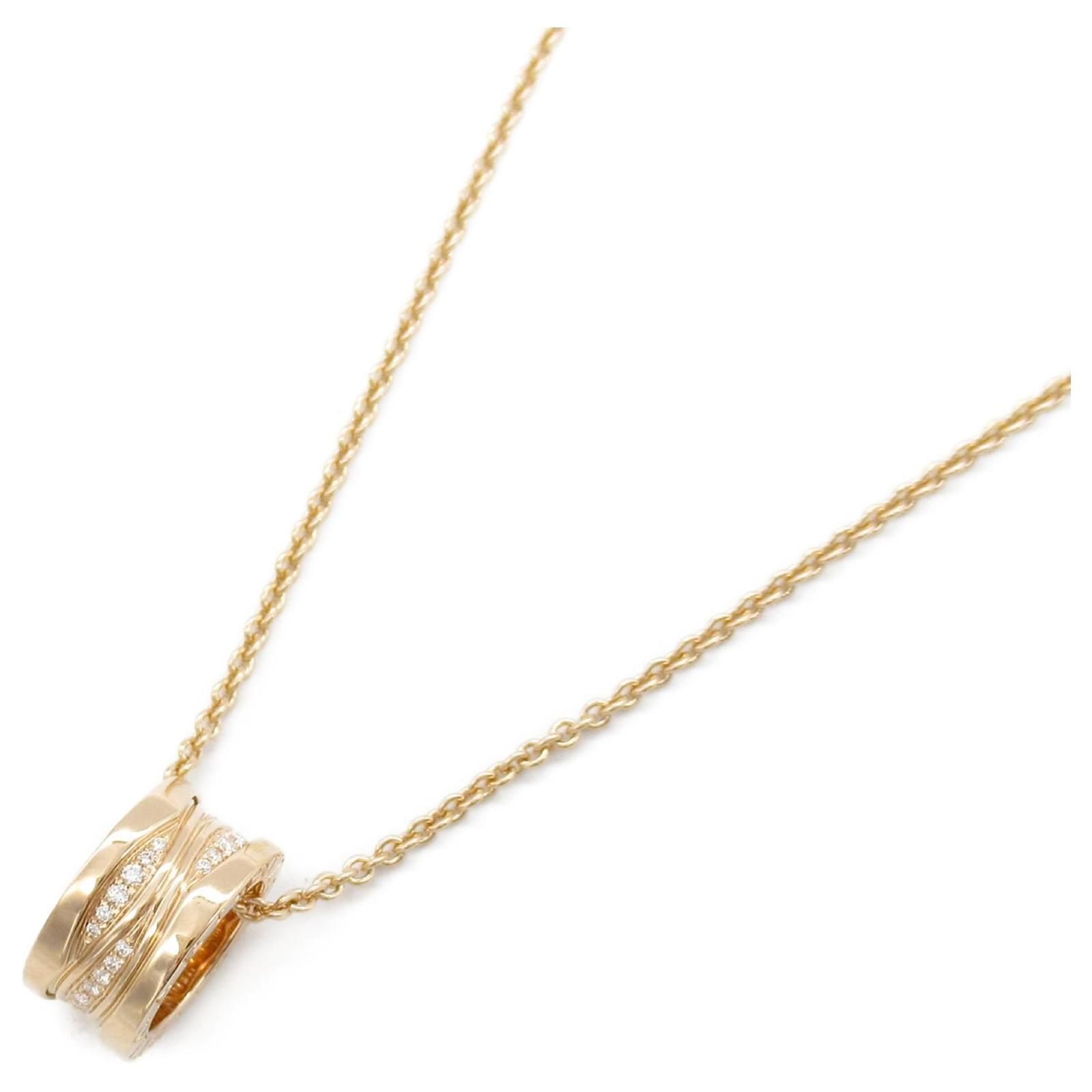 Bulgari Bvlgari B-zero1 Necklace in 18K Pink Gold with Diamond  ref.2286332