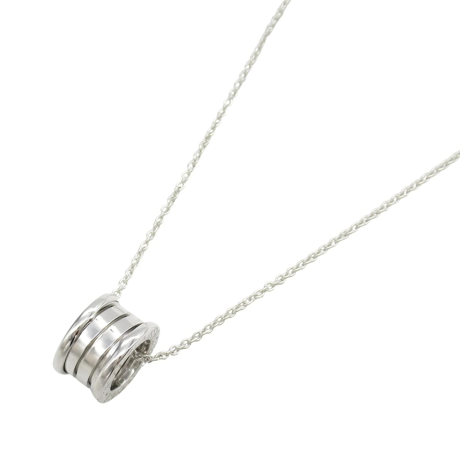 Bulgari Bvlgari B-zero1 Necklace in 18K White Gold Silvery  ref.2286182