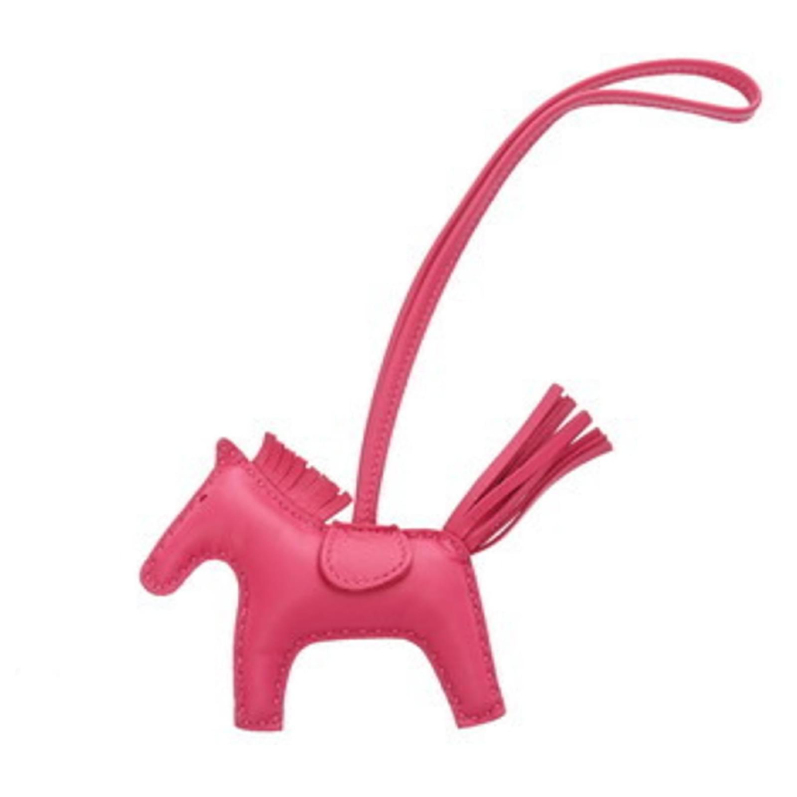 Hermès Hermes Rodeo PM Bag Charm in Pink Lambskin  ref.2283104
