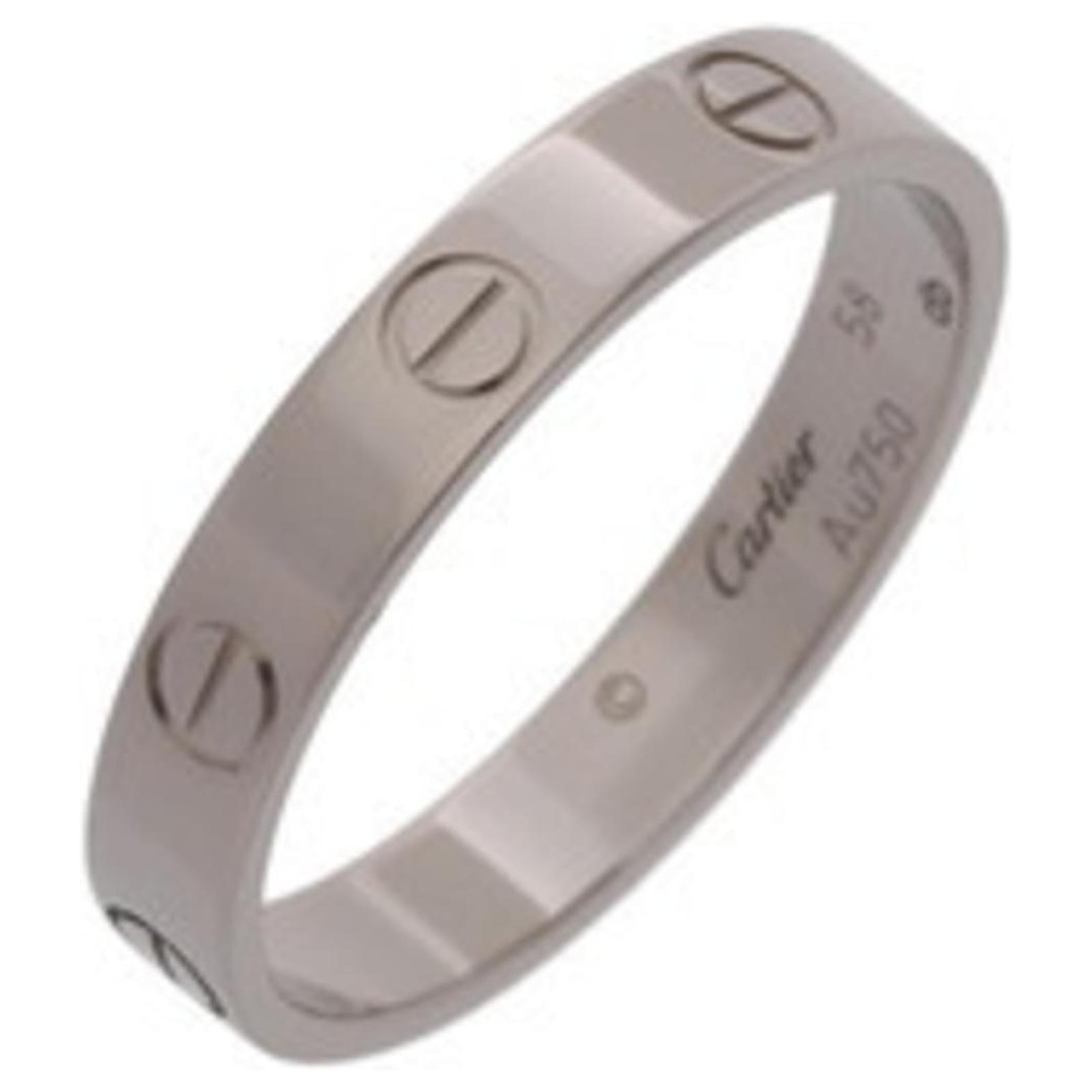 Cartier Mini Love Ring in 18K White Gold  ref.2282171