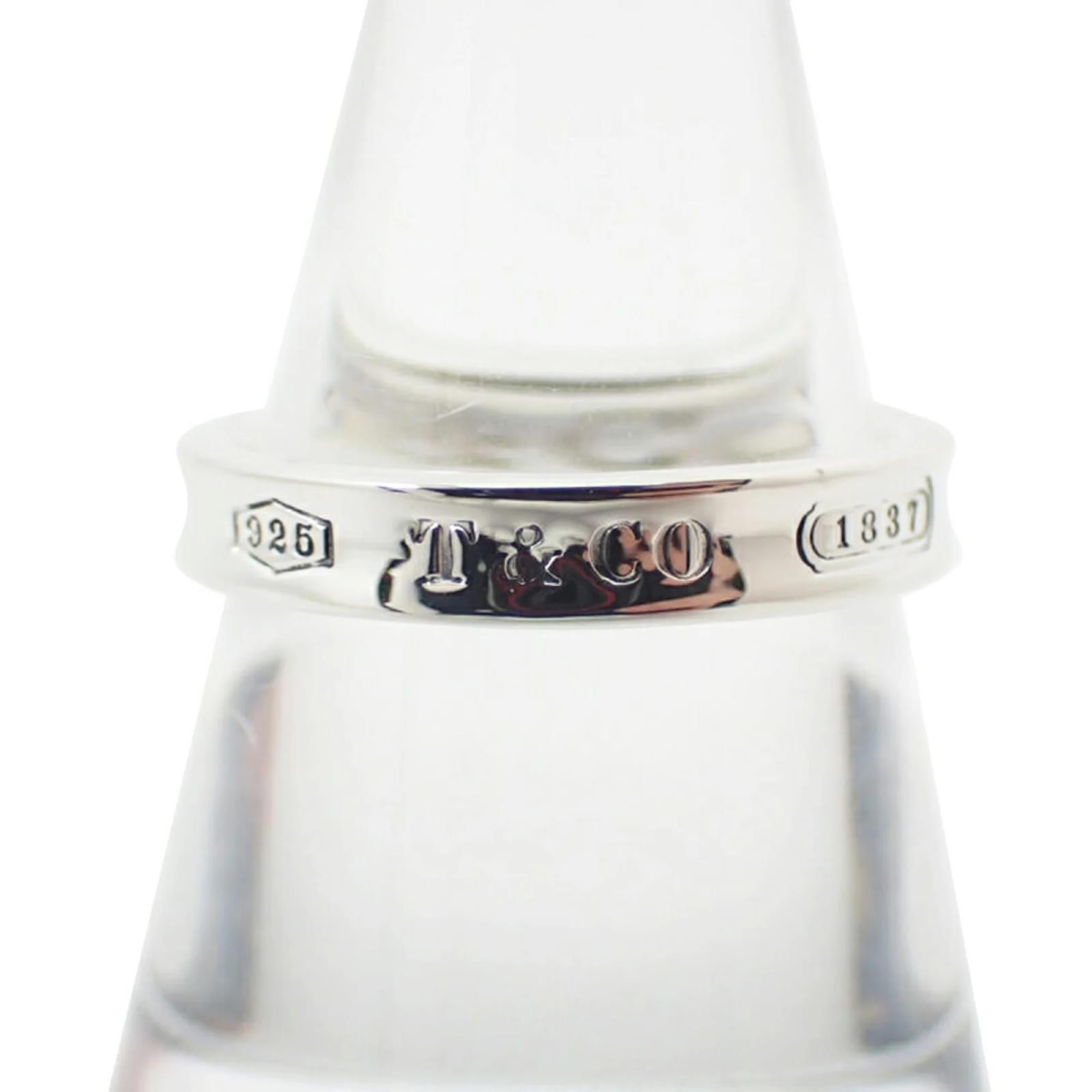Tiffany & Co Tiffany 925 1837 Narrow Band Ring Silver  ref.2280205