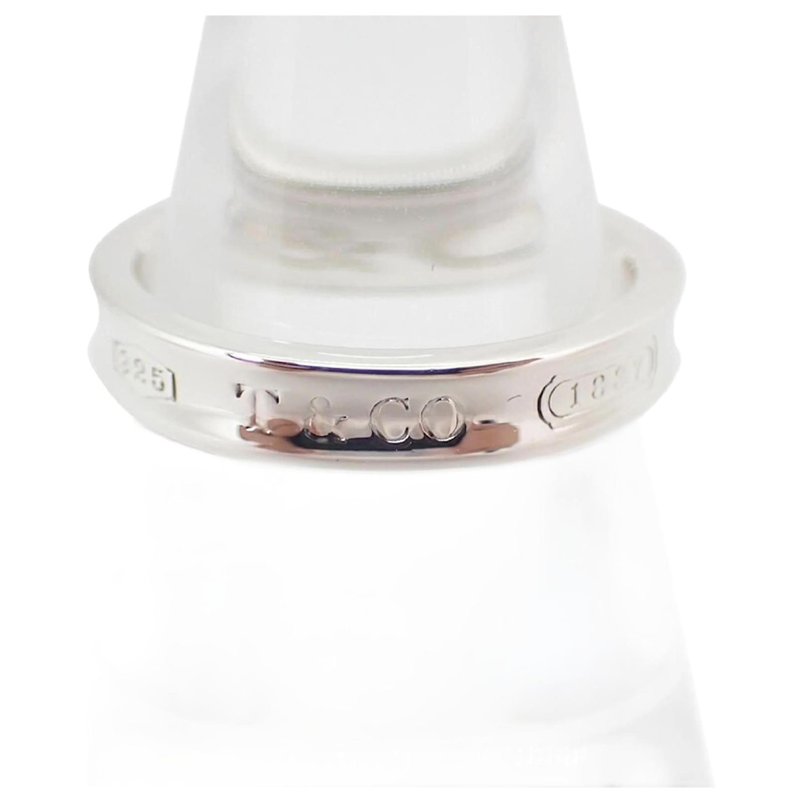 Tiffany & Co Tiffany 925 1837 Narrow Band Ring Silver  ref.2280191