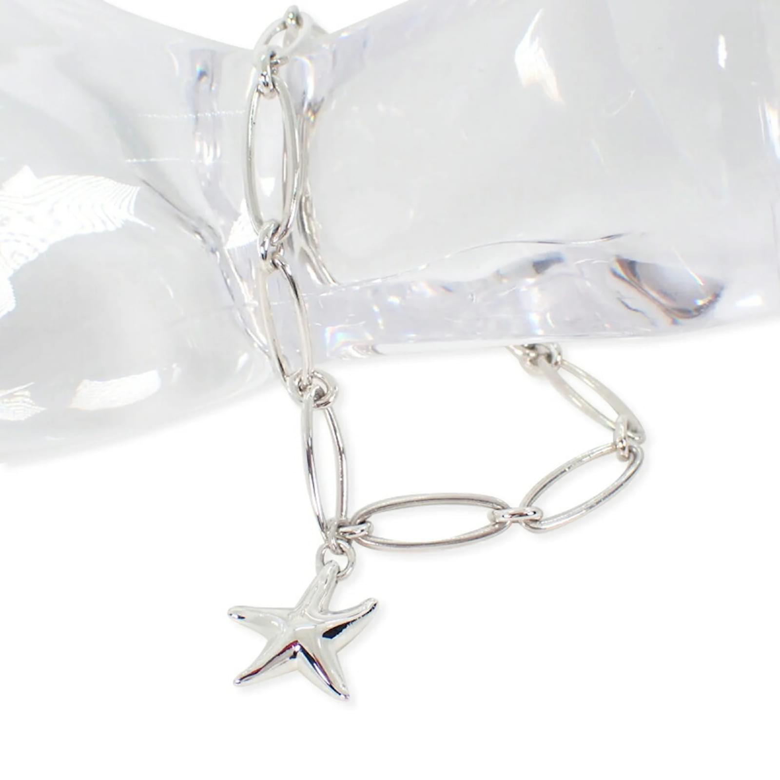 Tiffany & Co Tiffany 925 Starfish Charm Bracelet Silver  ref.2280194